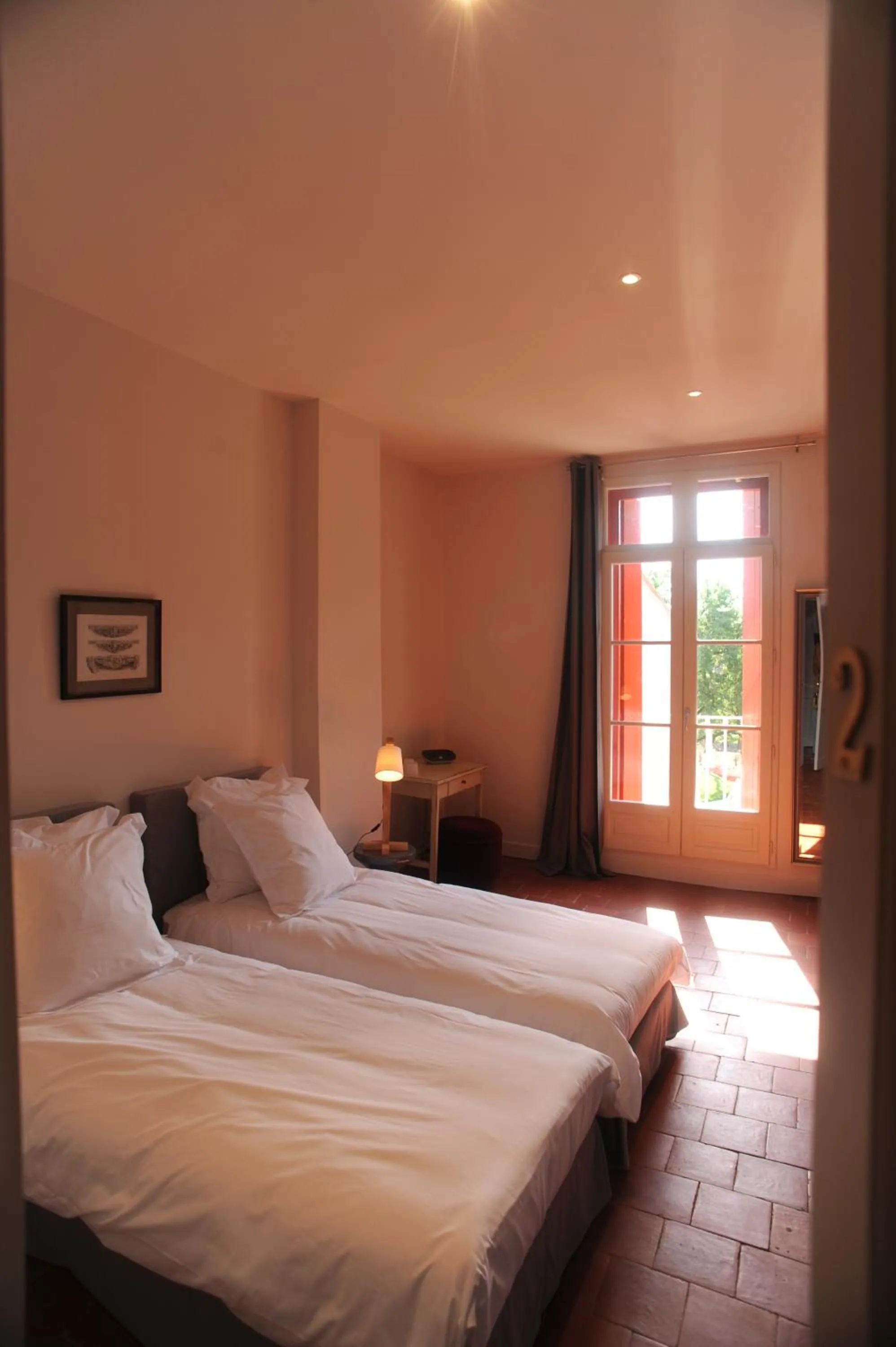 Bed in Les Chambres d'Andrea