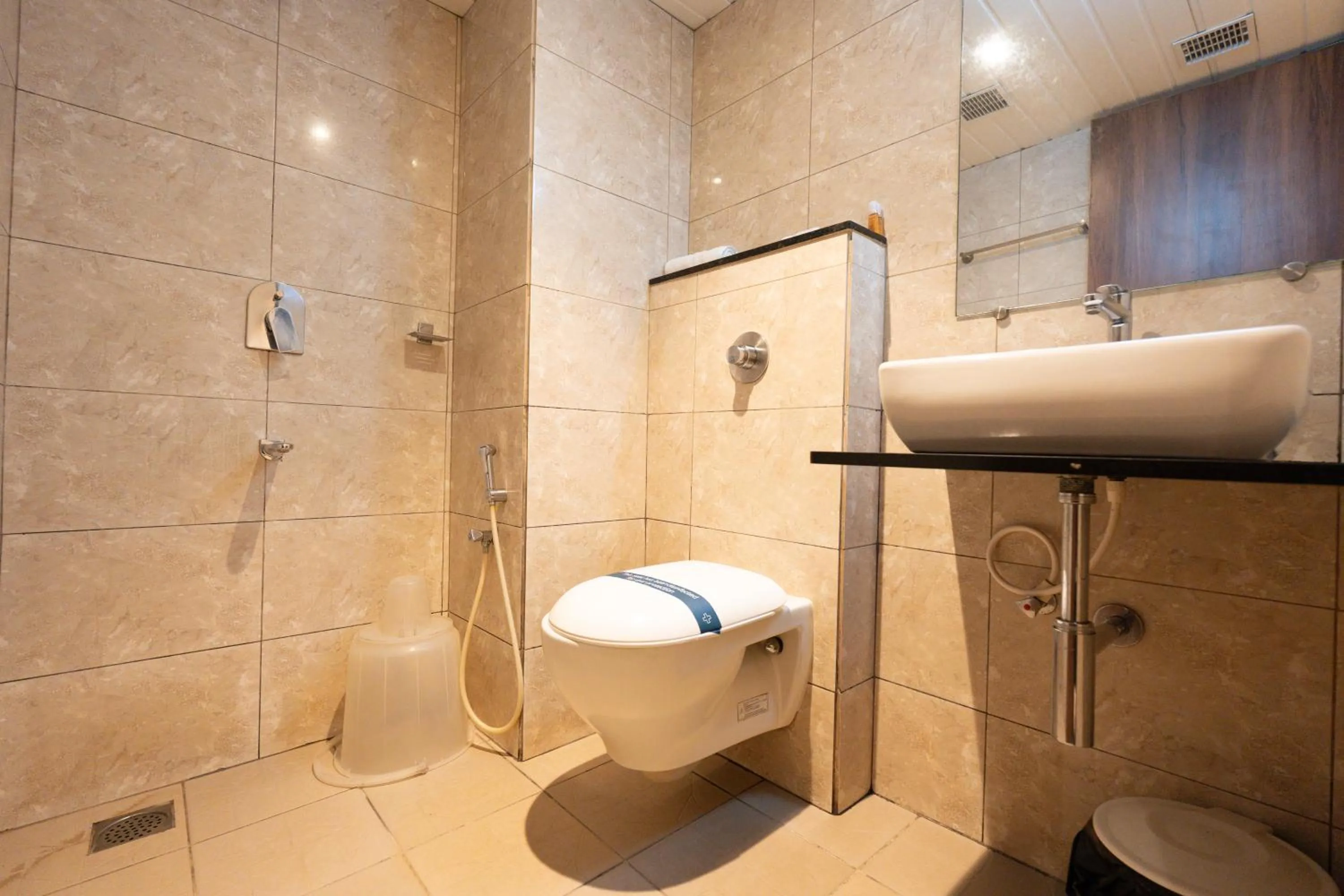 Bathroom in Hotel Karuna Residency