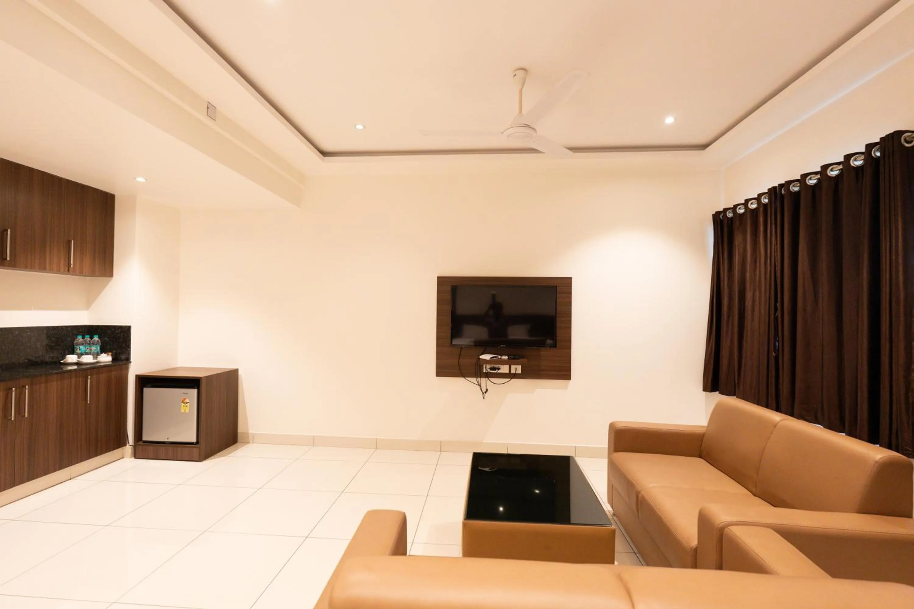 Seating area in Hotel Karuna Residency