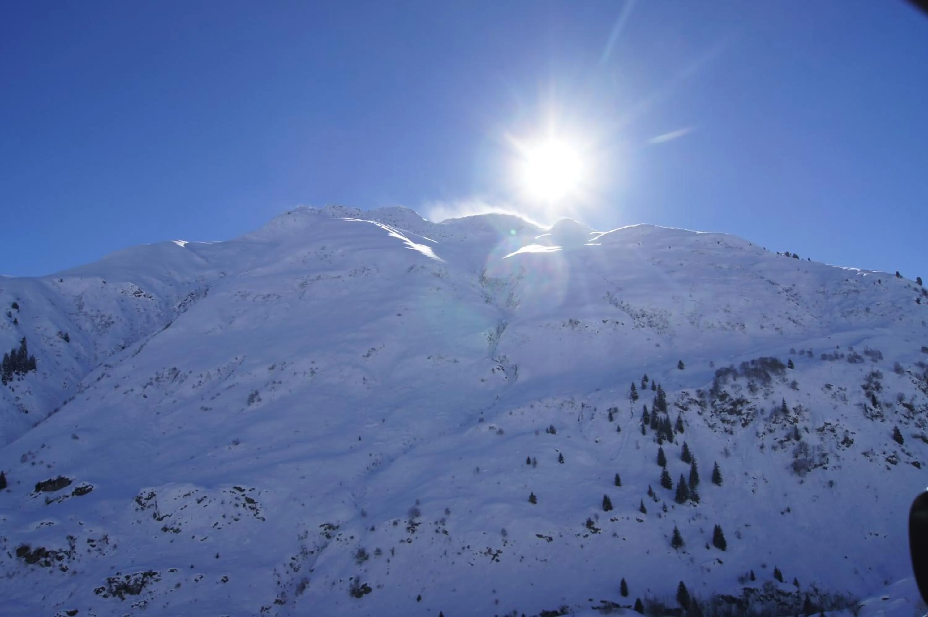 Skiing in Hotel Soliva