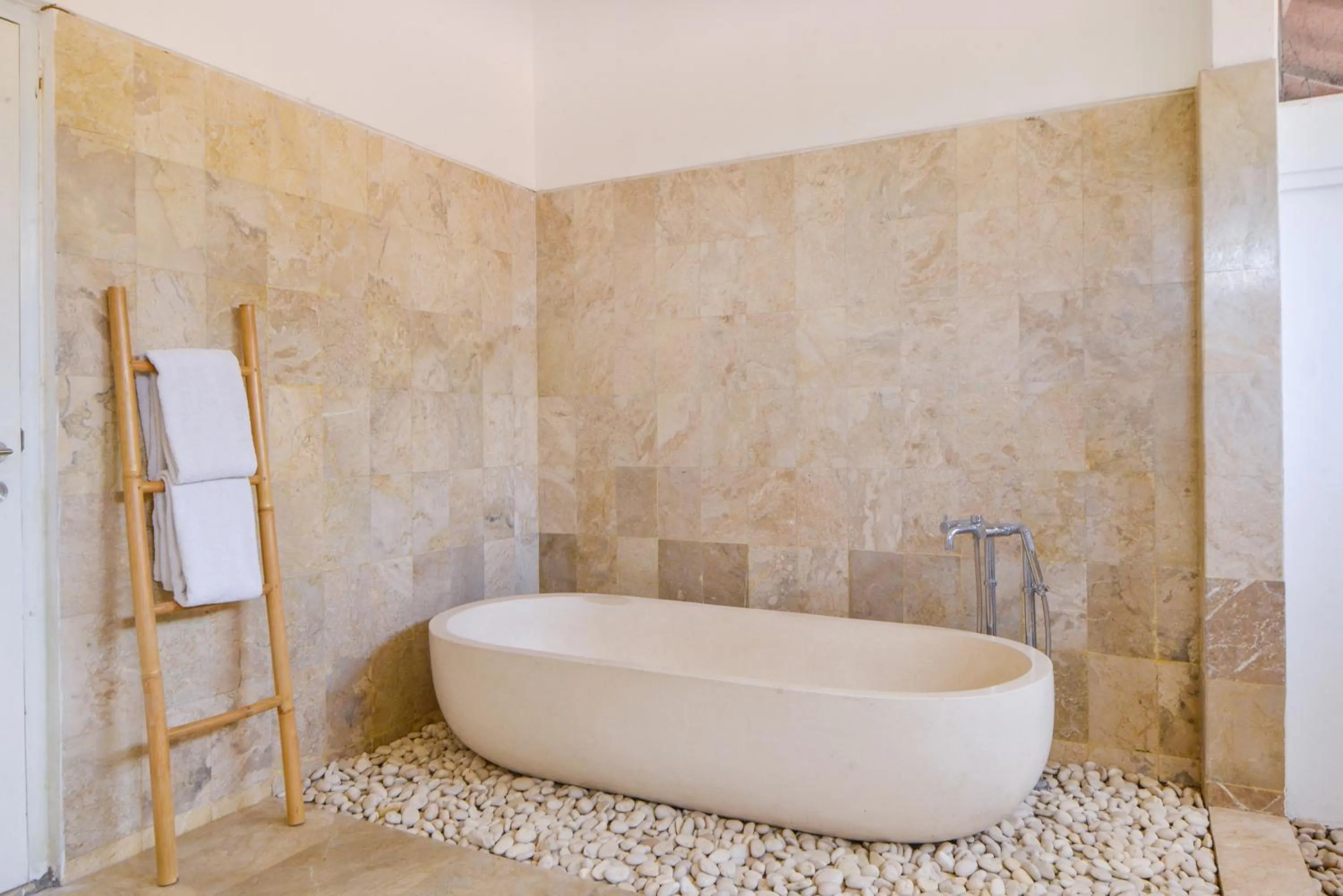 Shower in Villa Del Mar Canggu by Kanaya Hospitality