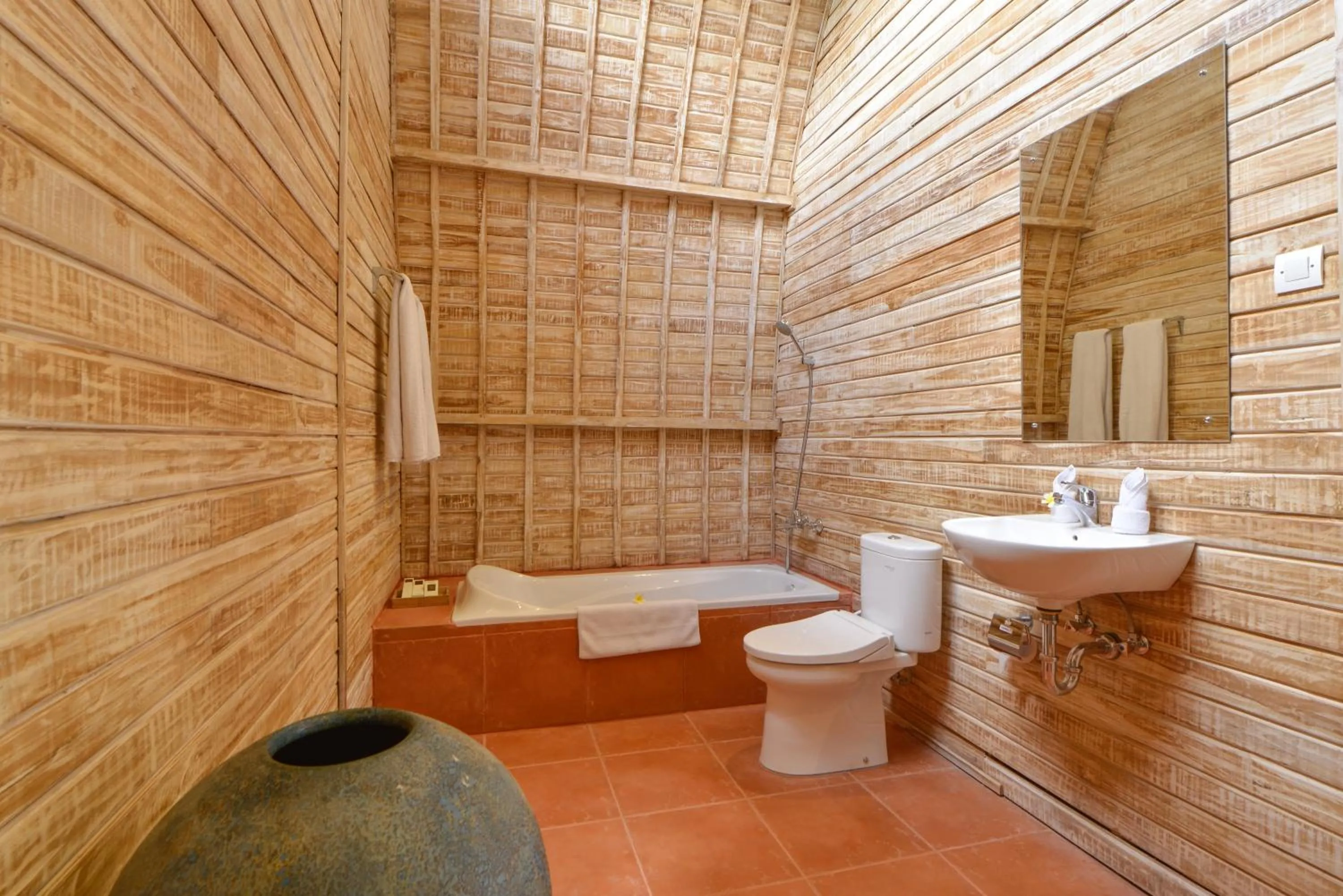 Shower in Villa Del Mar Canggu by Kanaya Hospitality