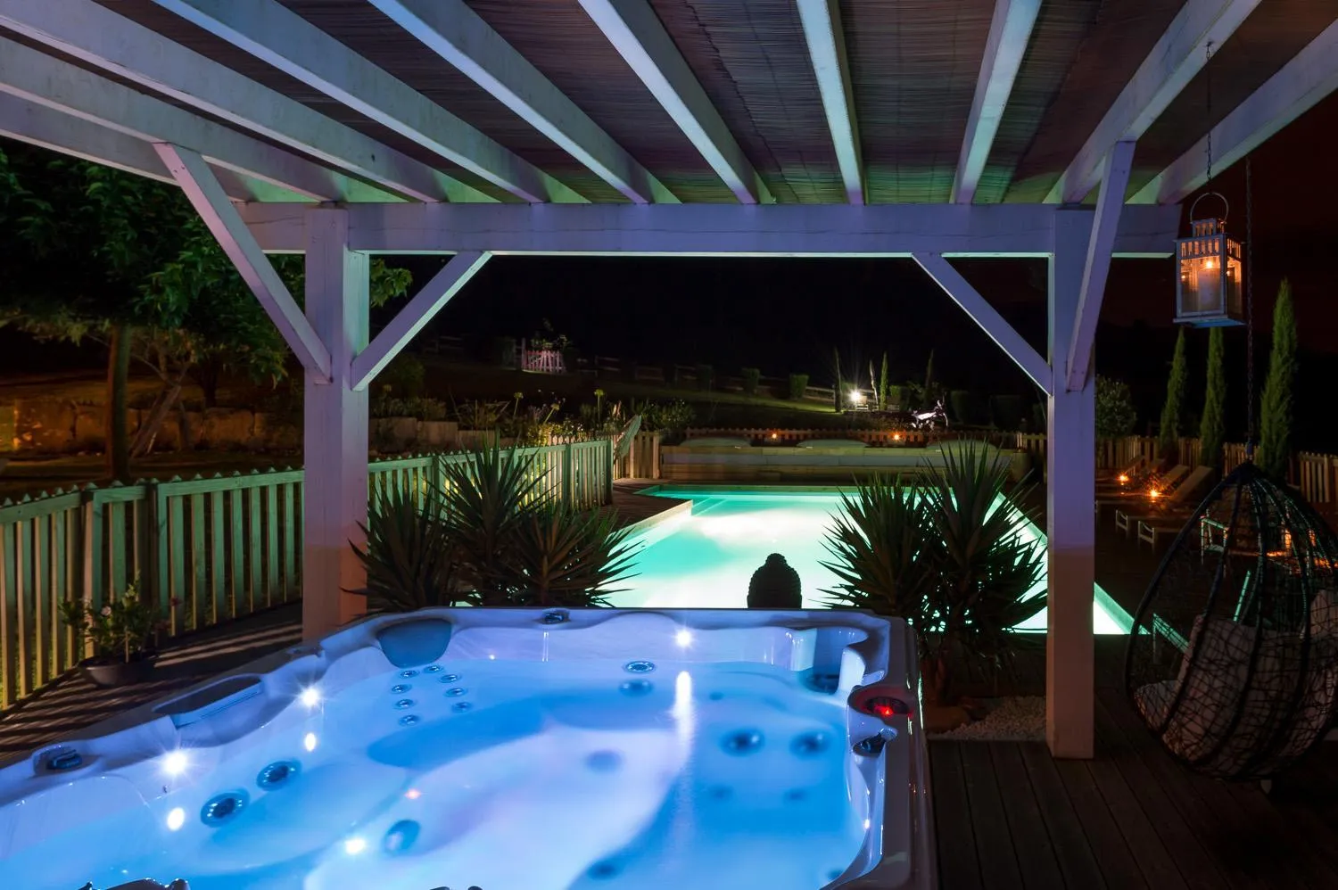 Hot Tub in Ferme Elhorga