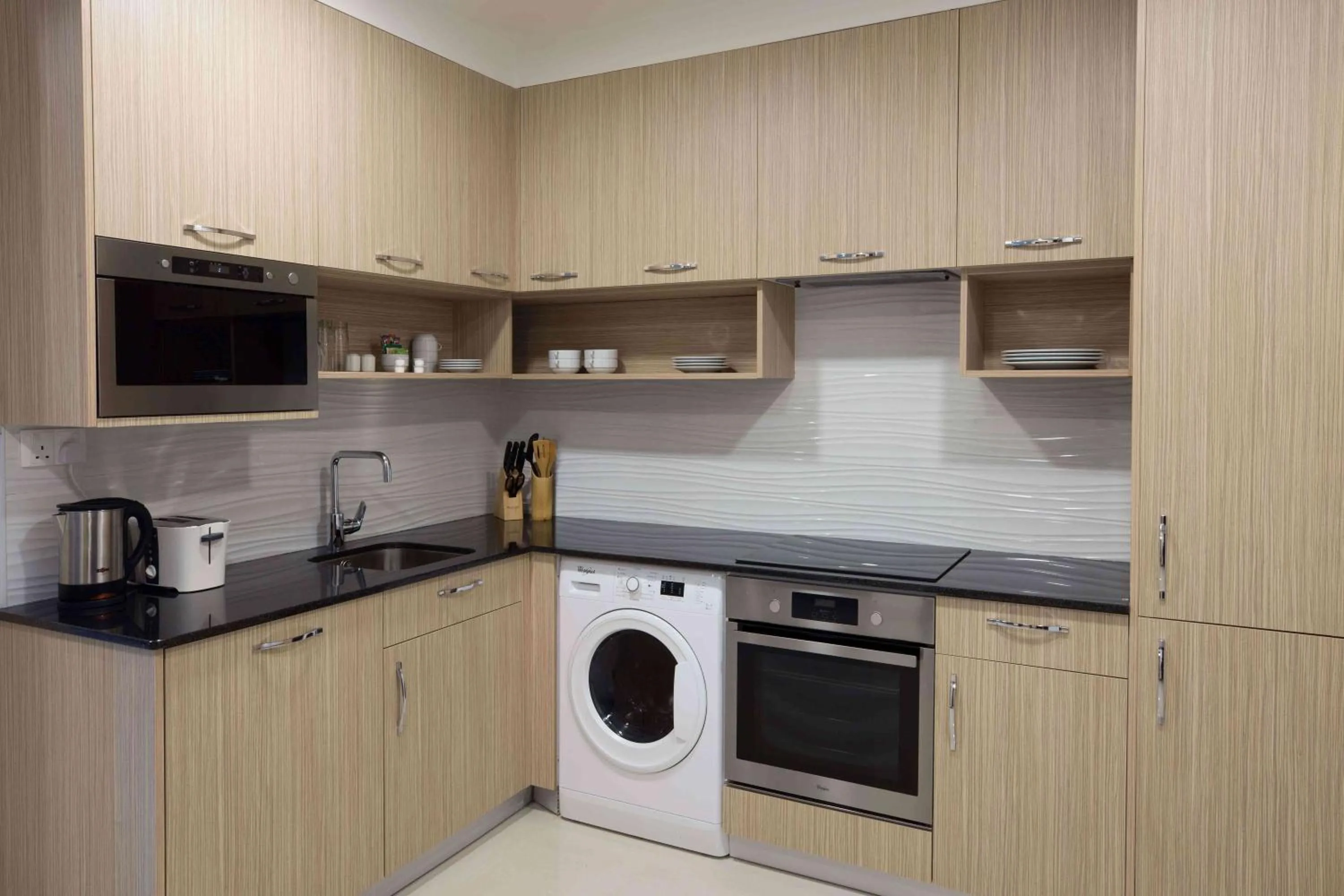 Kitchen or kitchenette in Gulf Executive Hotel & Residence Juffair