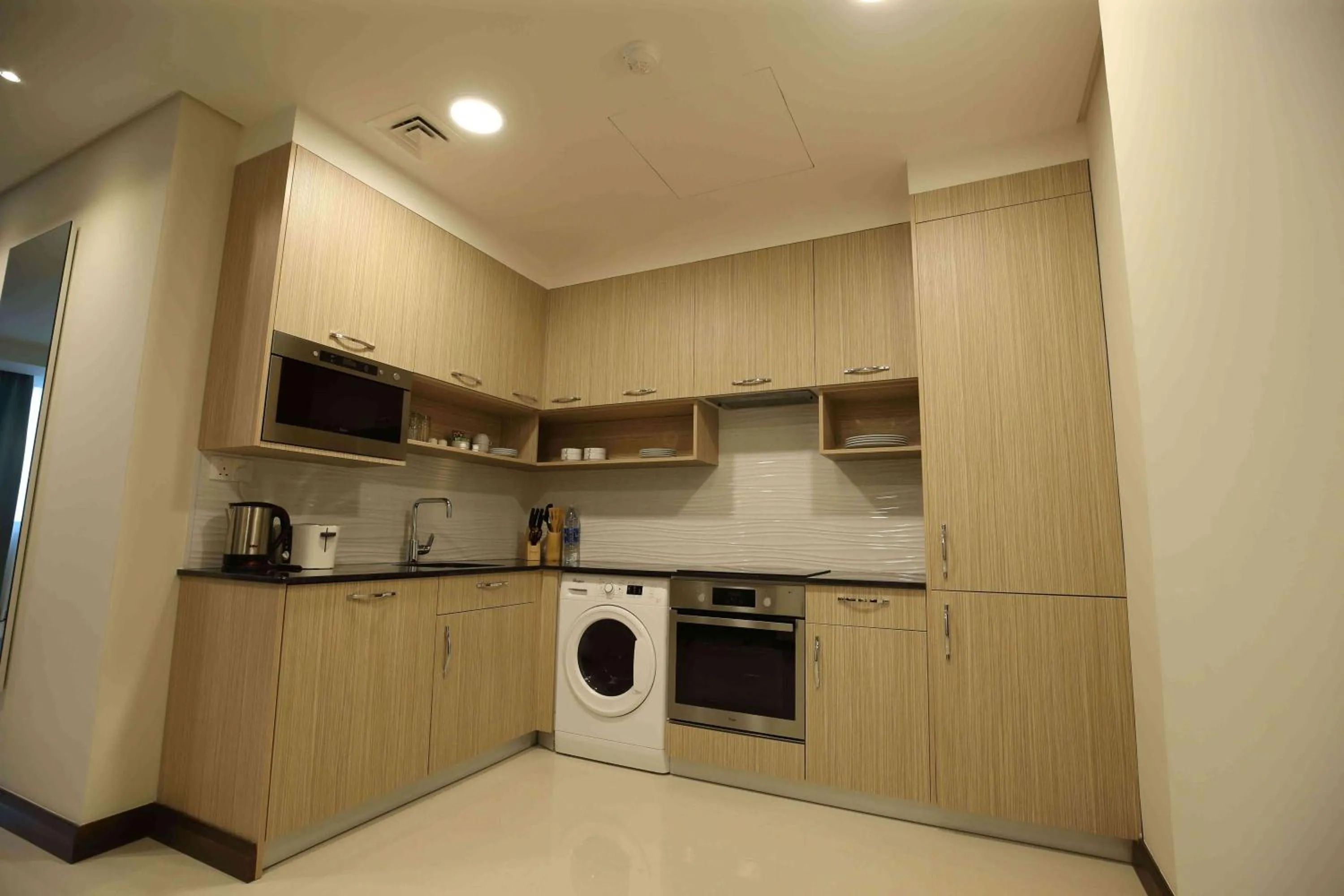 Kitchen or kitchenette in Gulf Executive Hotel & Residence Juffair
