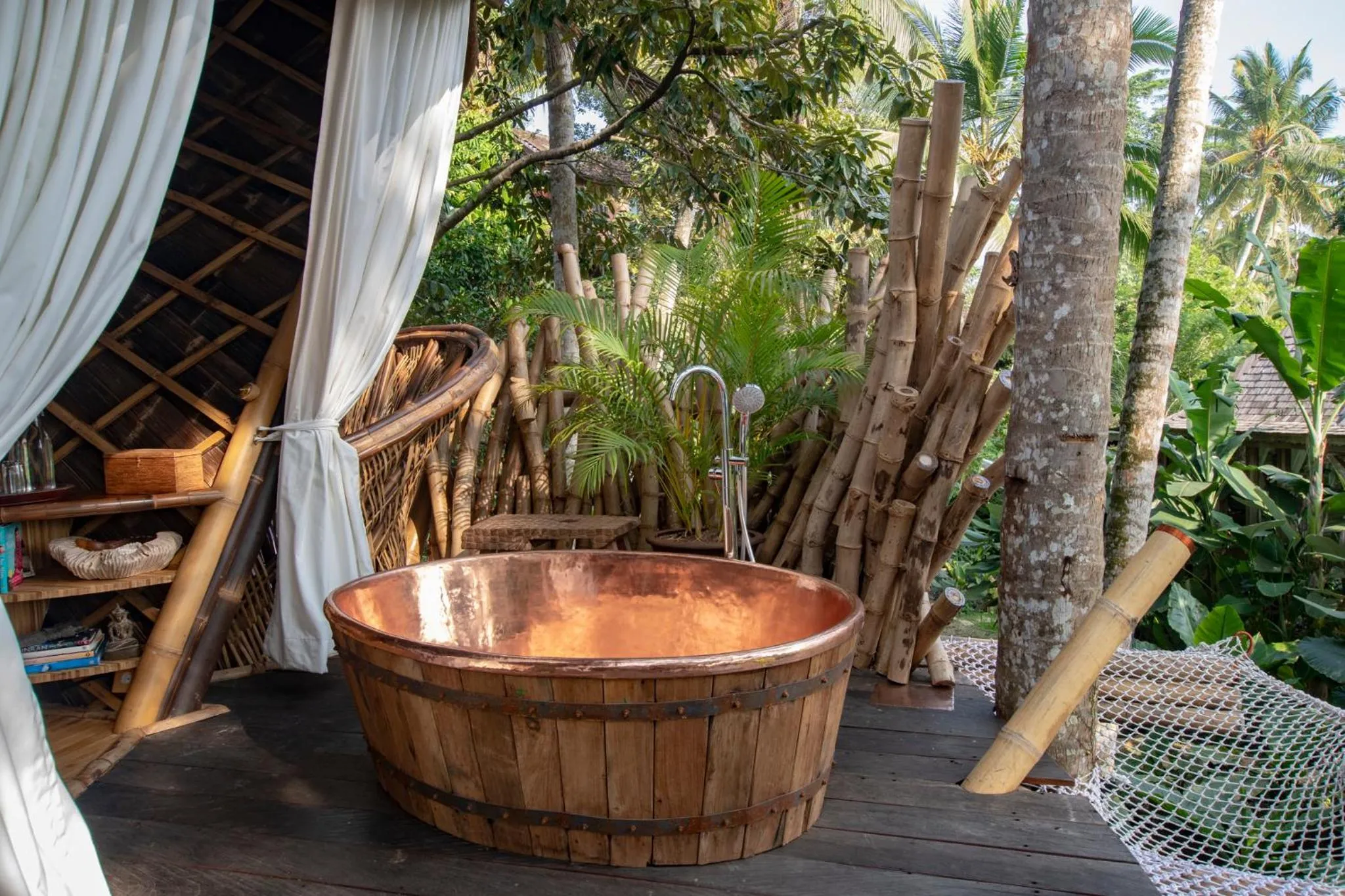 Open Air Bath in Stone House