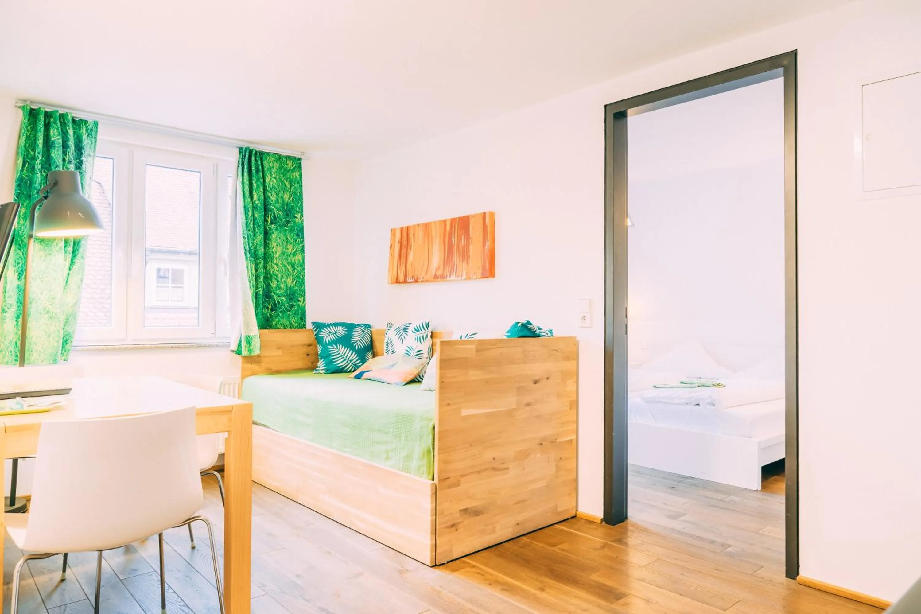 Living room, Bed in Stadthaus Gut Hügle