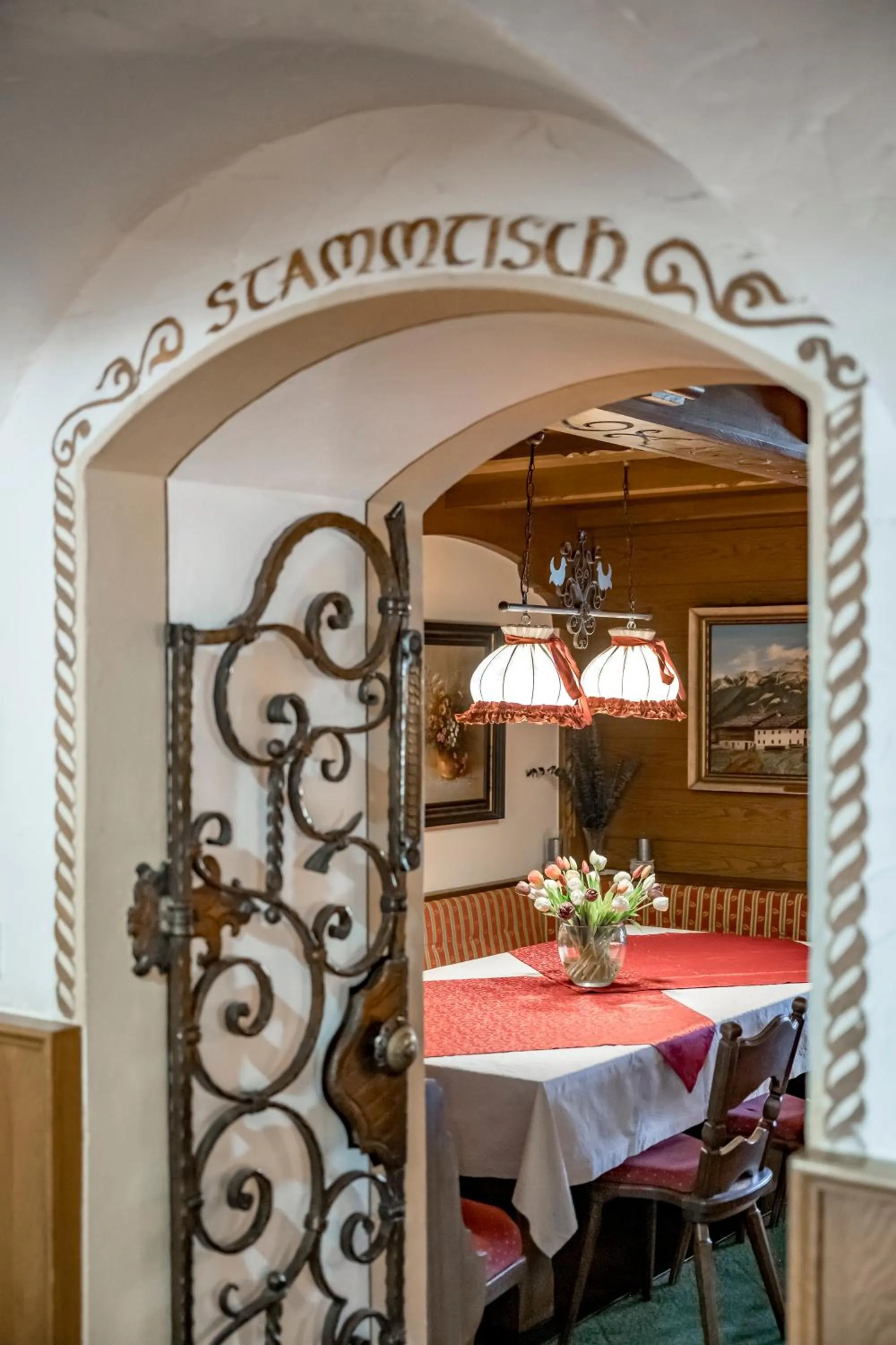 Seating area in Hotel Almhof