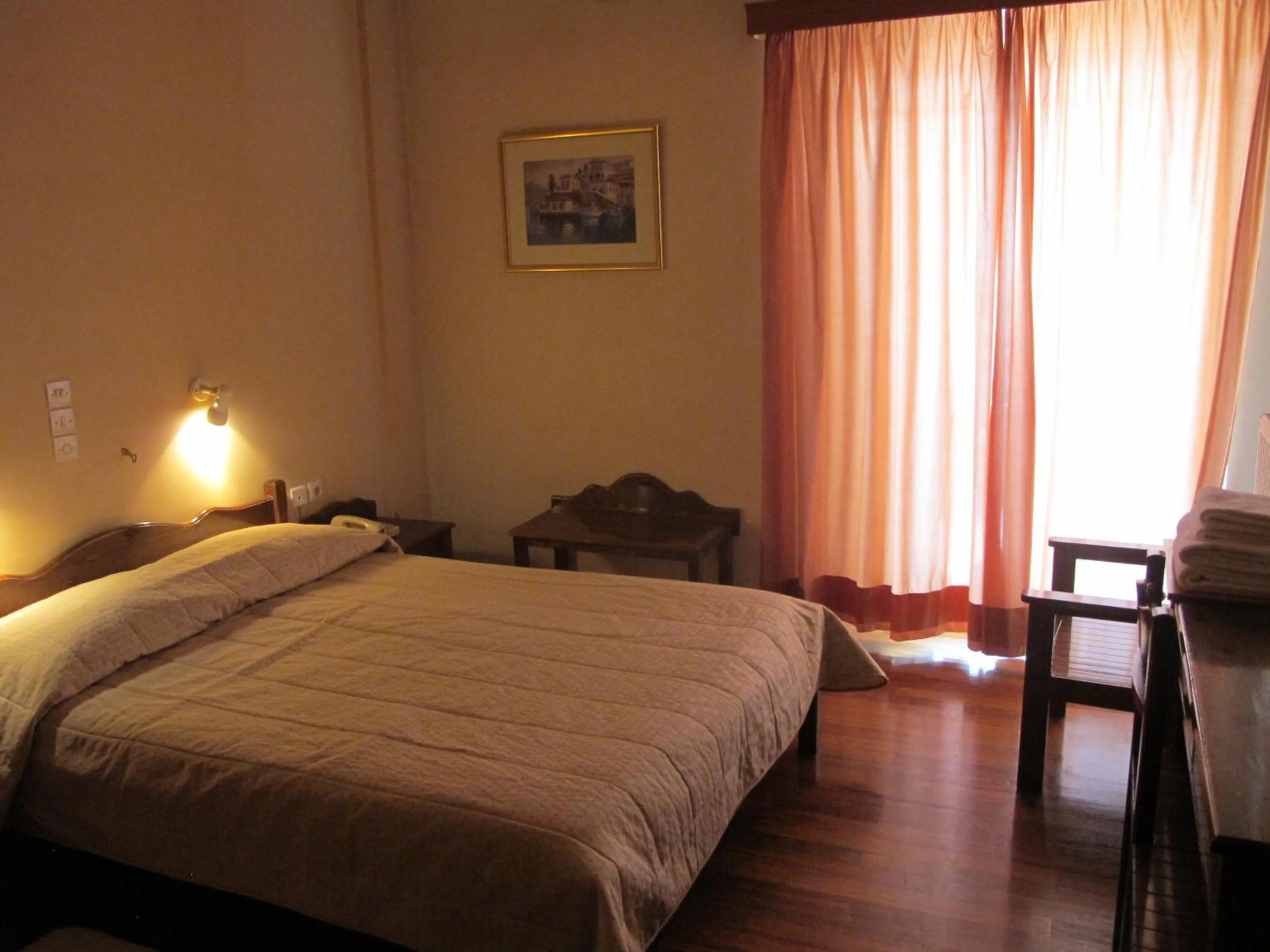 Bed in Melissa II Hotel