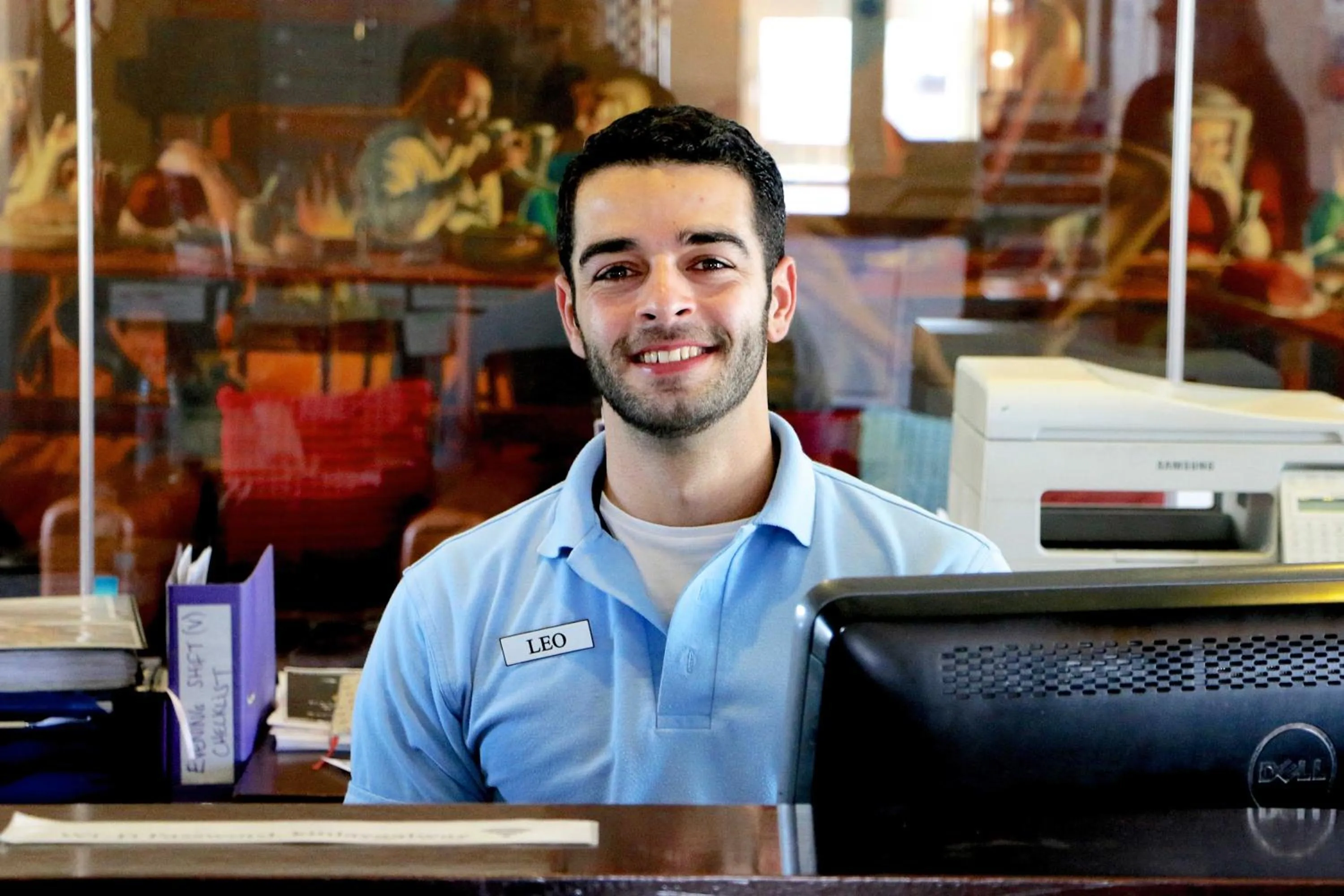 Staff in Kinlay Hostel Eyre Square