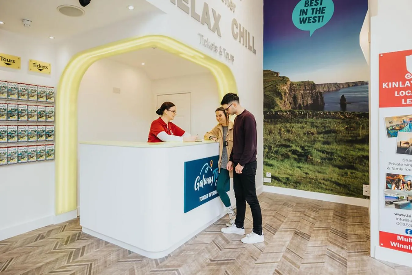 Staff in Kinlay Hostel Eyre Square