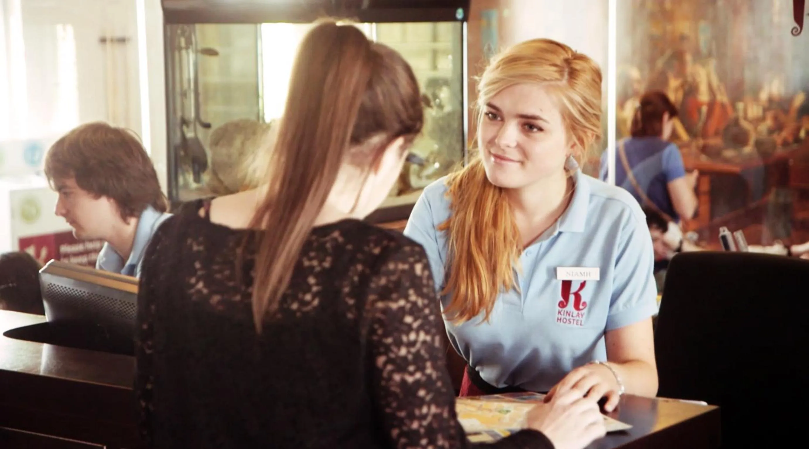 Staff in Kinlay Hostel Eyre Square