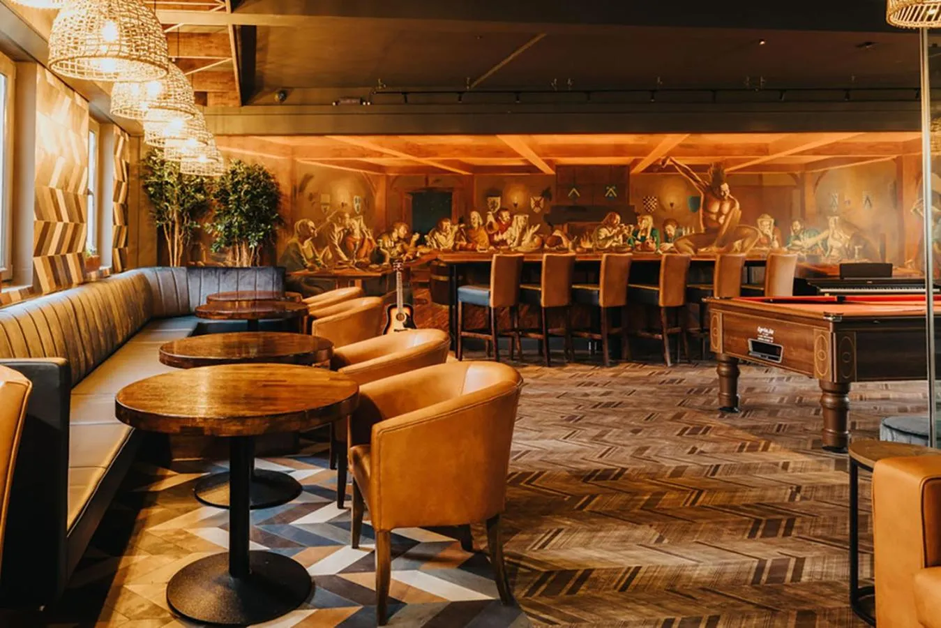 Communal lounge/ TV room in Kinlay Hostel Eyre Square