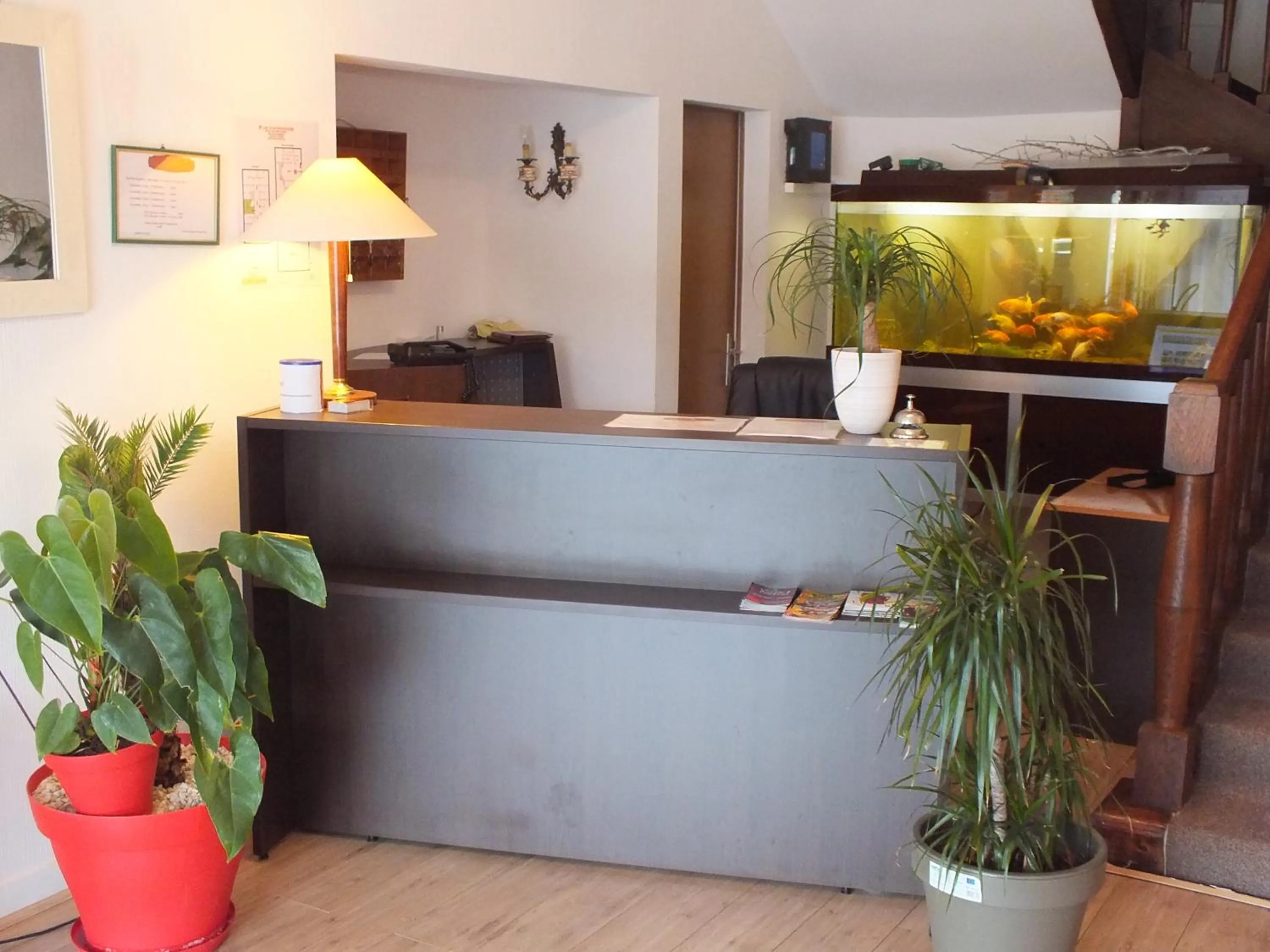 Lobby or reception in Hotel Restaurant Le Manguier