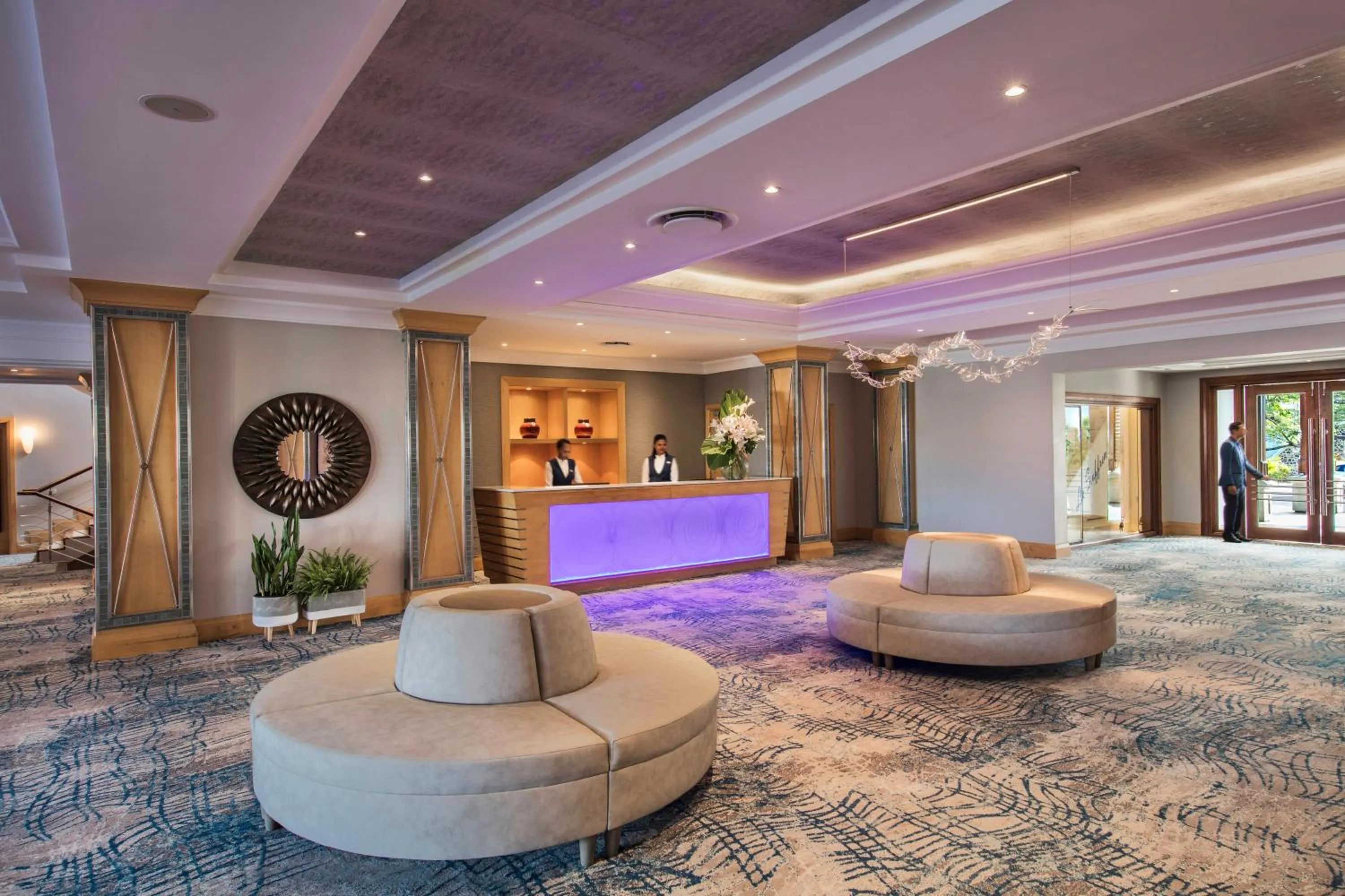 Lobby or reception in Le Suffren Hotel & Marina