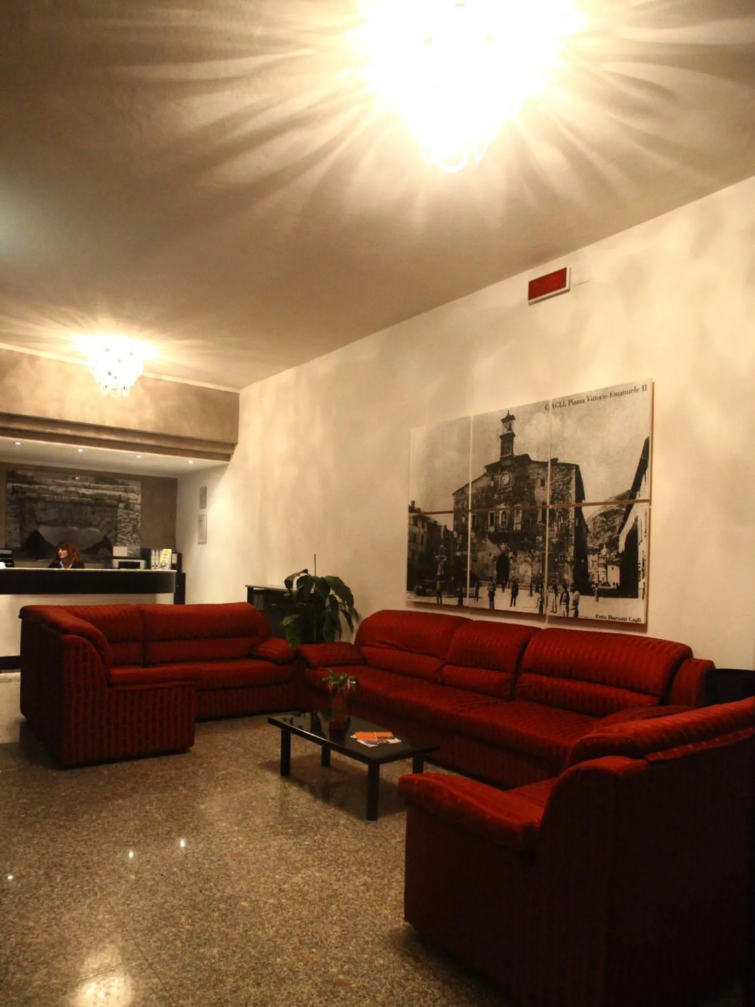 Lobby or reception in Hotel Pineta