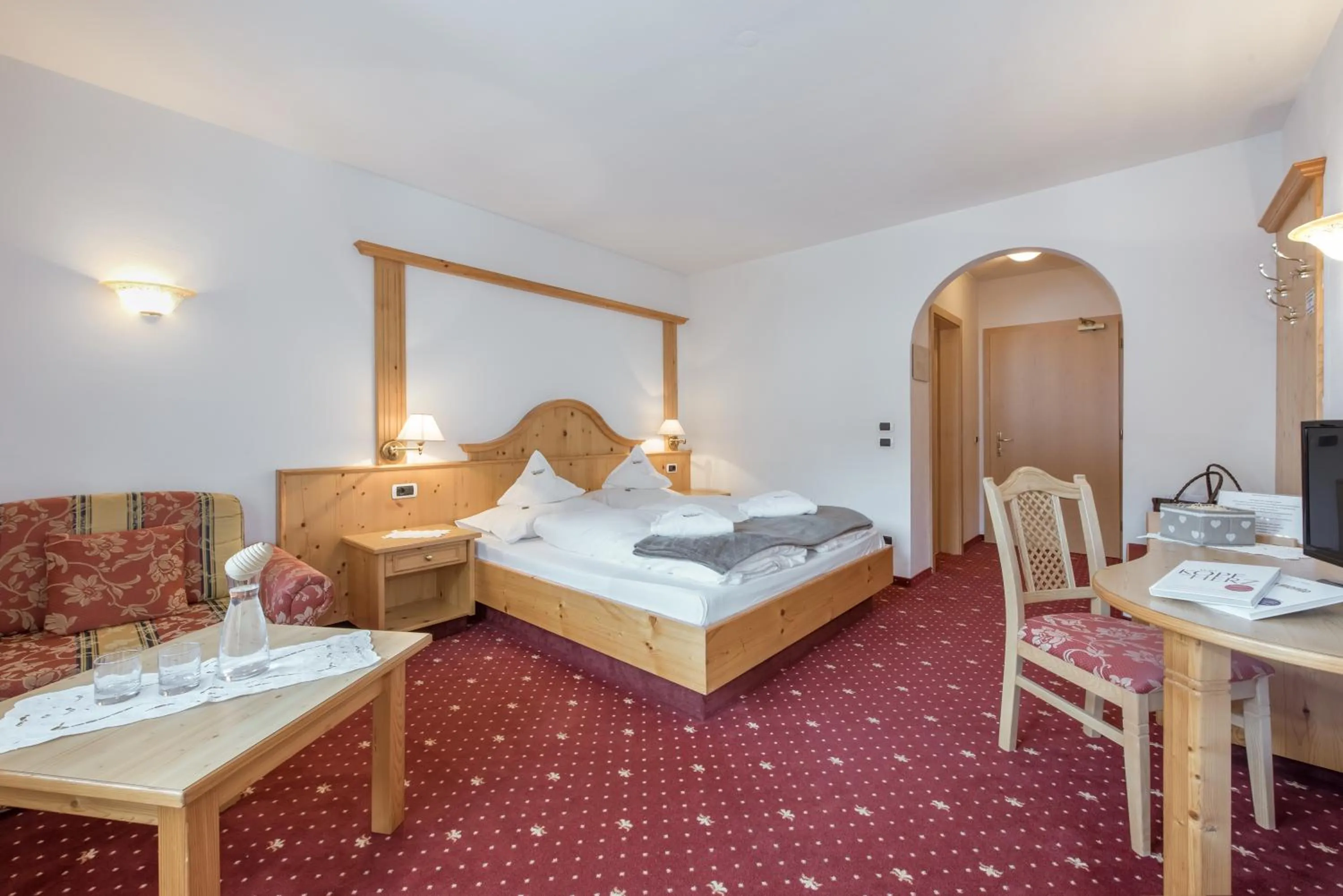 Photo of the whole room, Bed in Naturhotel Waldheim