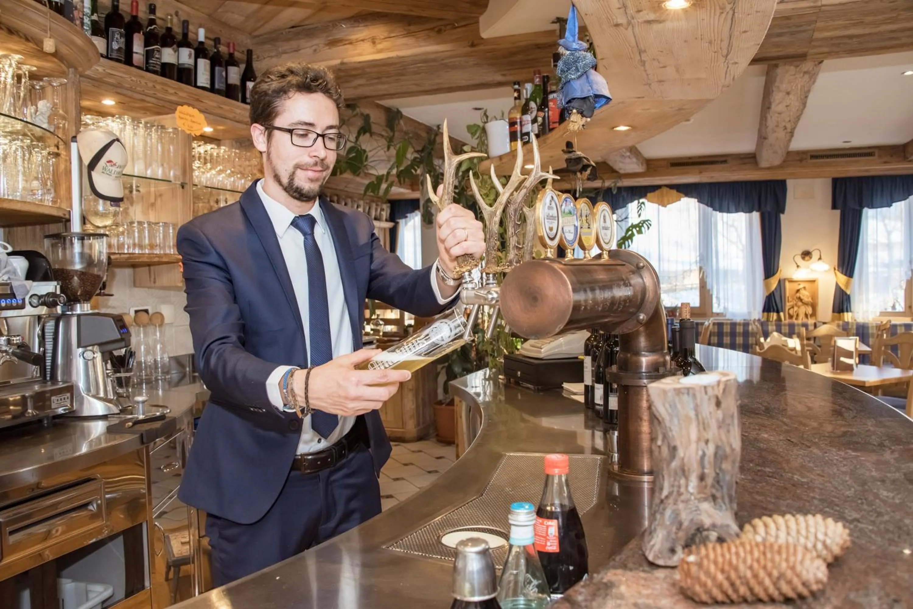 Lounge or bar in Naturhotel Waldheim