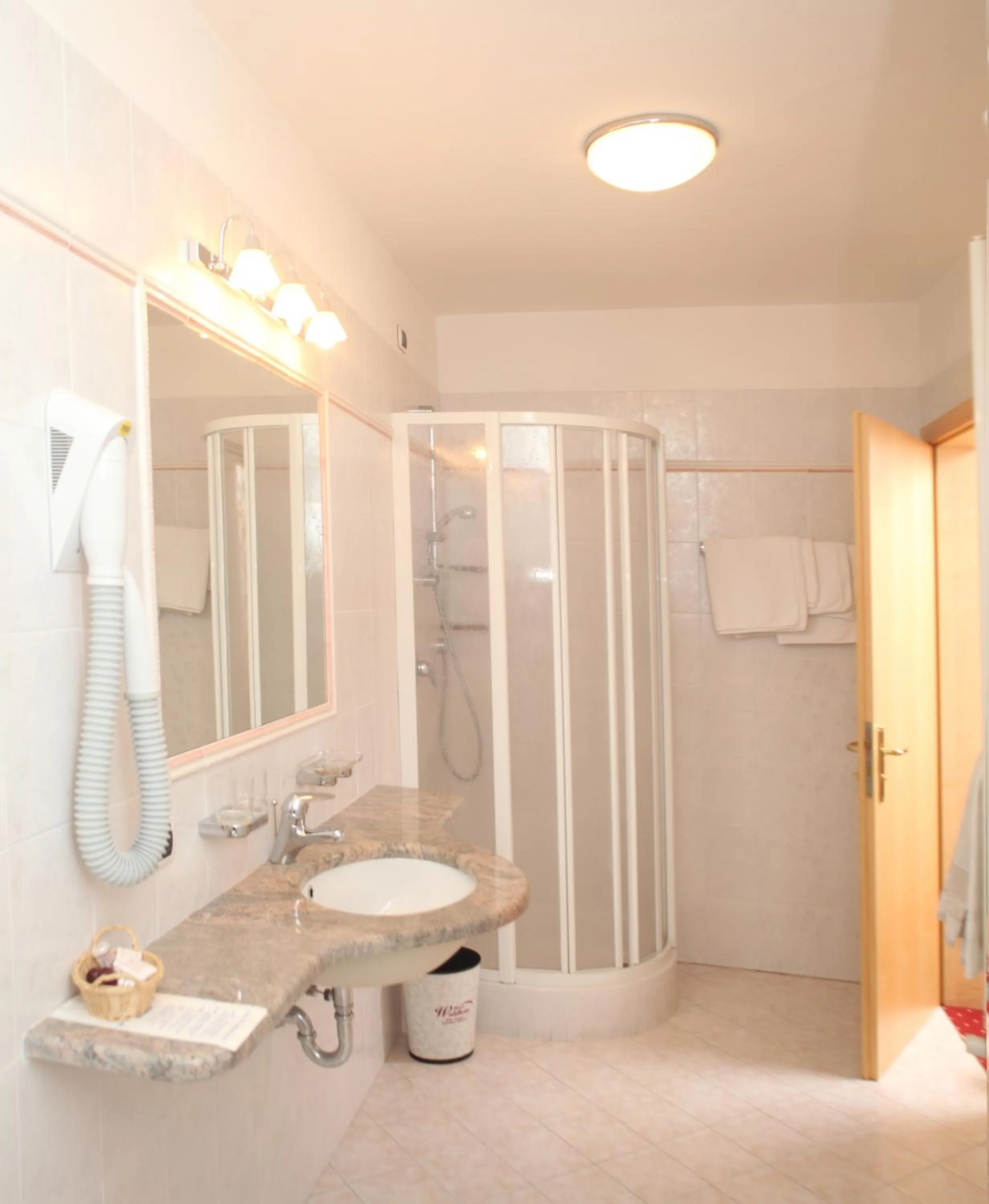 Bathroom in Naturhotel Waldheim