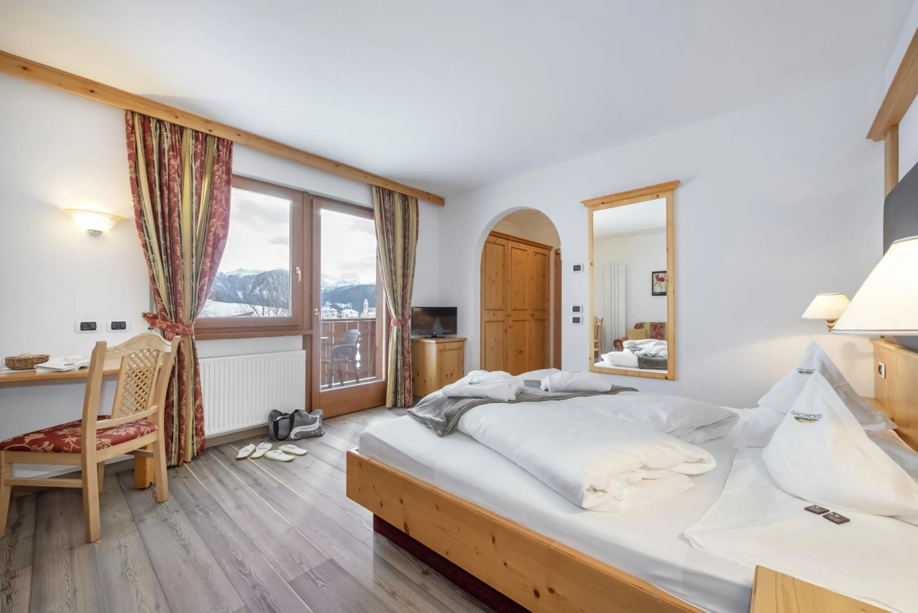 Photo of the whole room, Bed in Naturhotel Waldheim