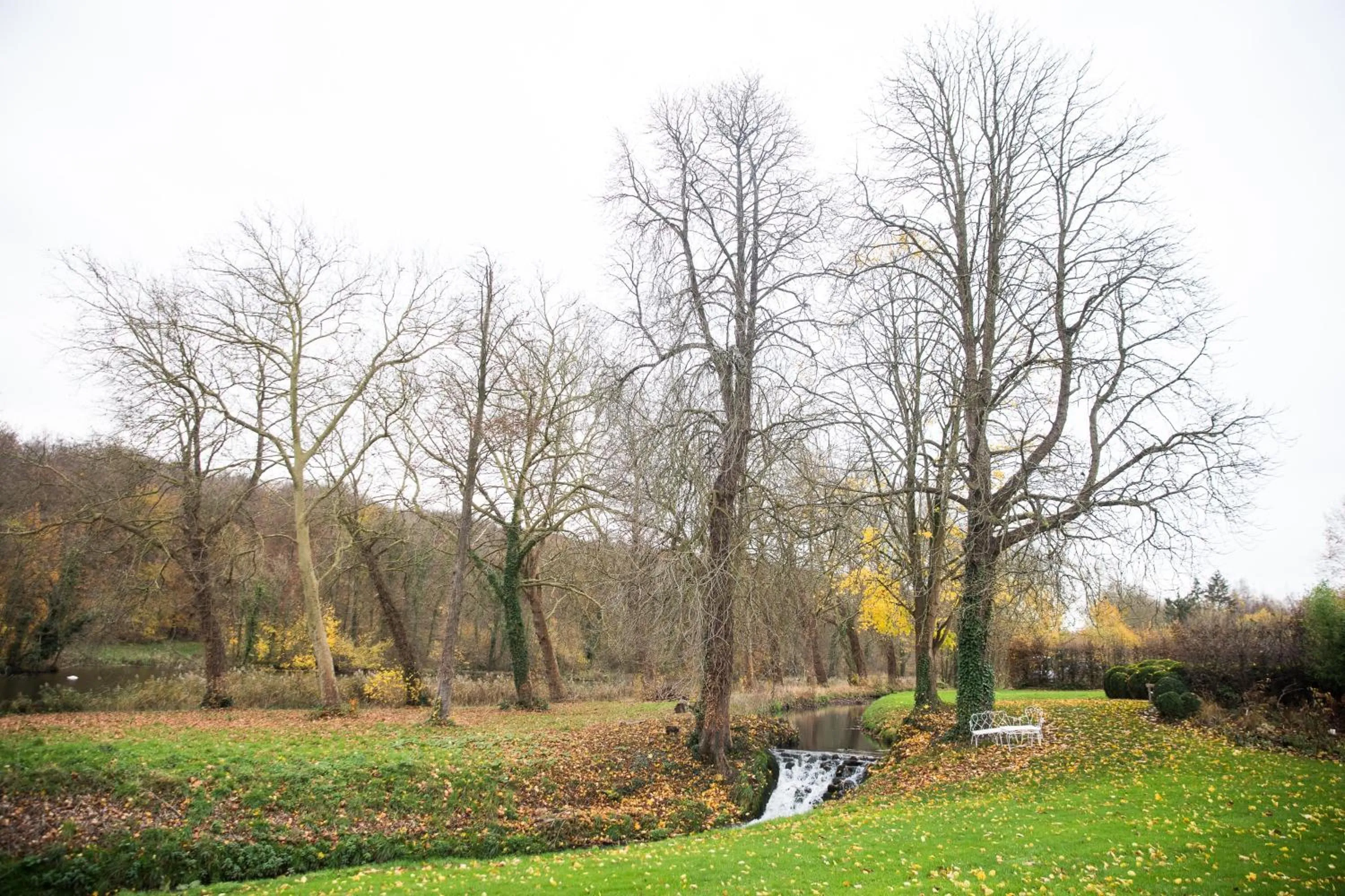 Garden view in B&B Park7 Wavre - Leuven