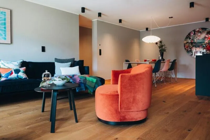 Living room in Appart Hotel Knappaboda