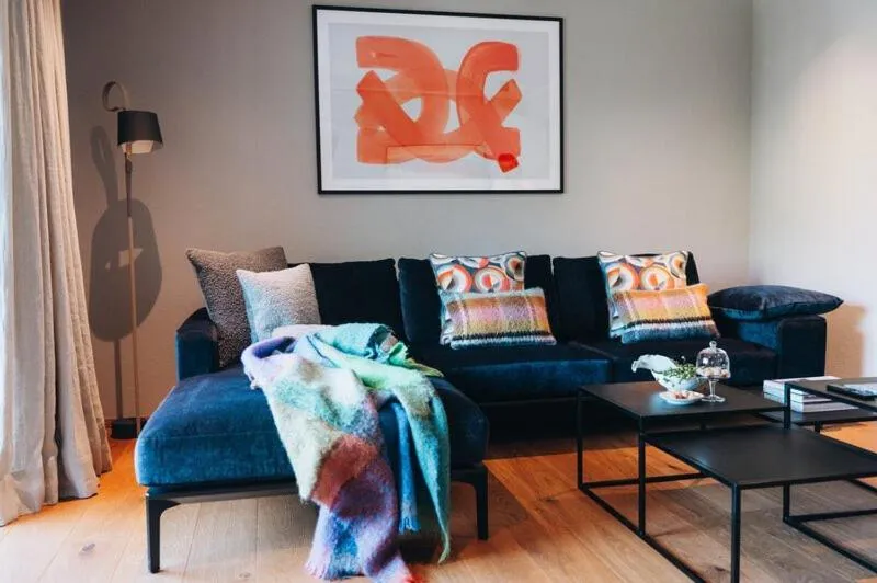 Living room in Appart Hotel Knappaboda