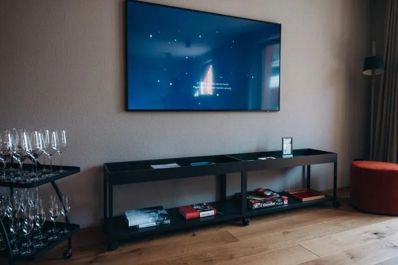 TV and multimedia in Appart Hotel Knappaboda