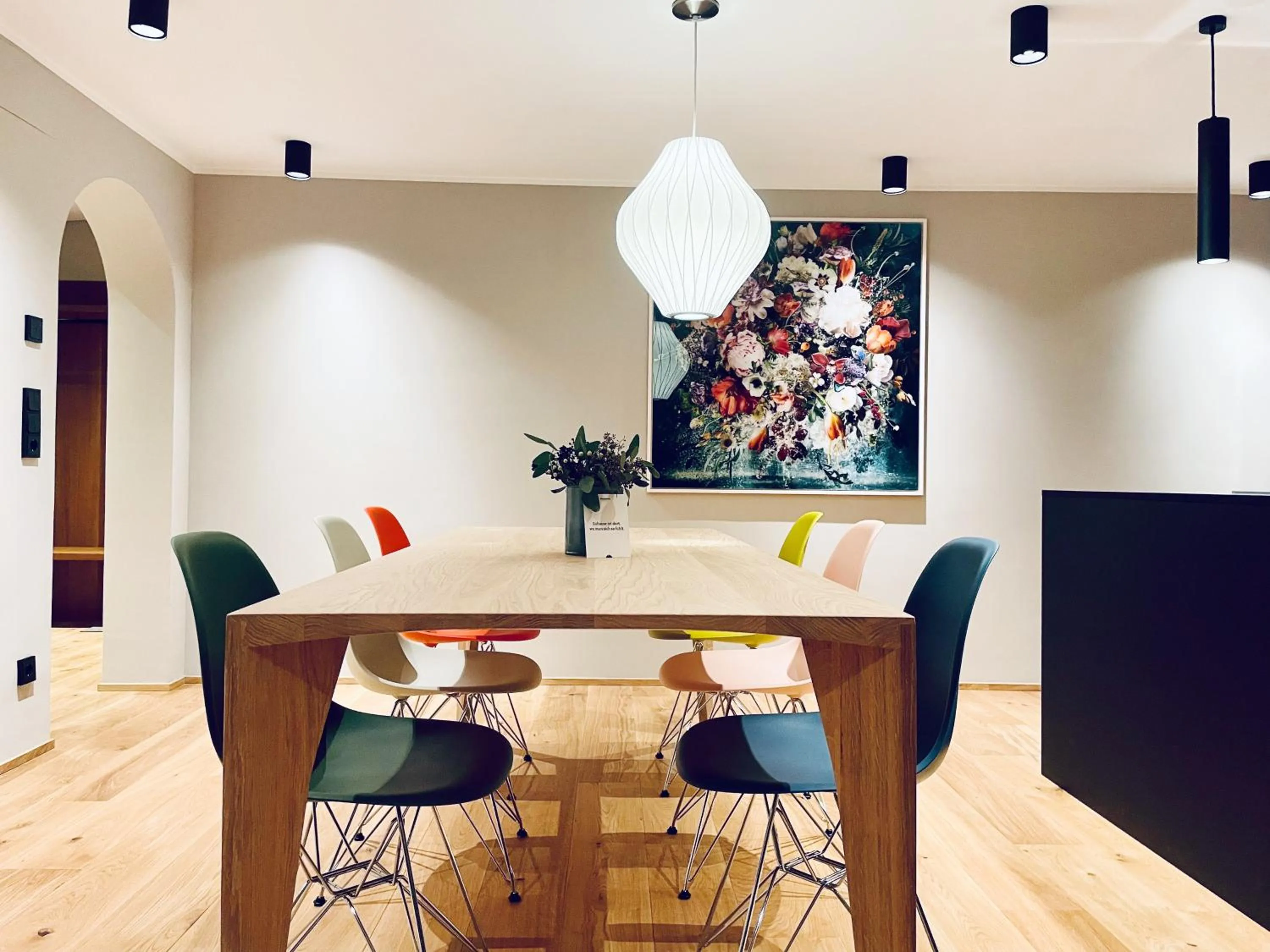 Dining area in Appart Hotel Knappaboda