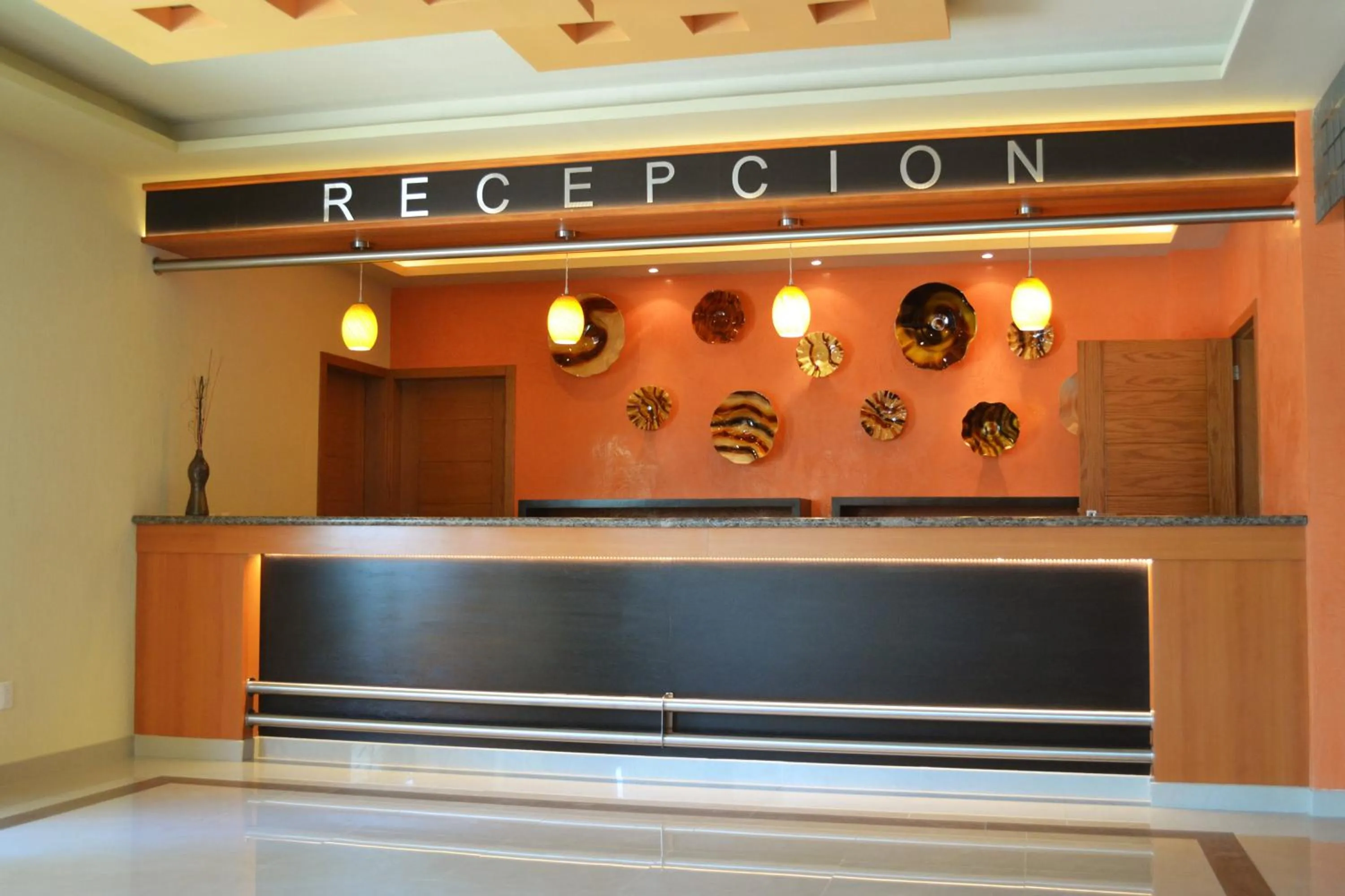 Lobby or reception in Hostalia Hotel Expo & Business Class
