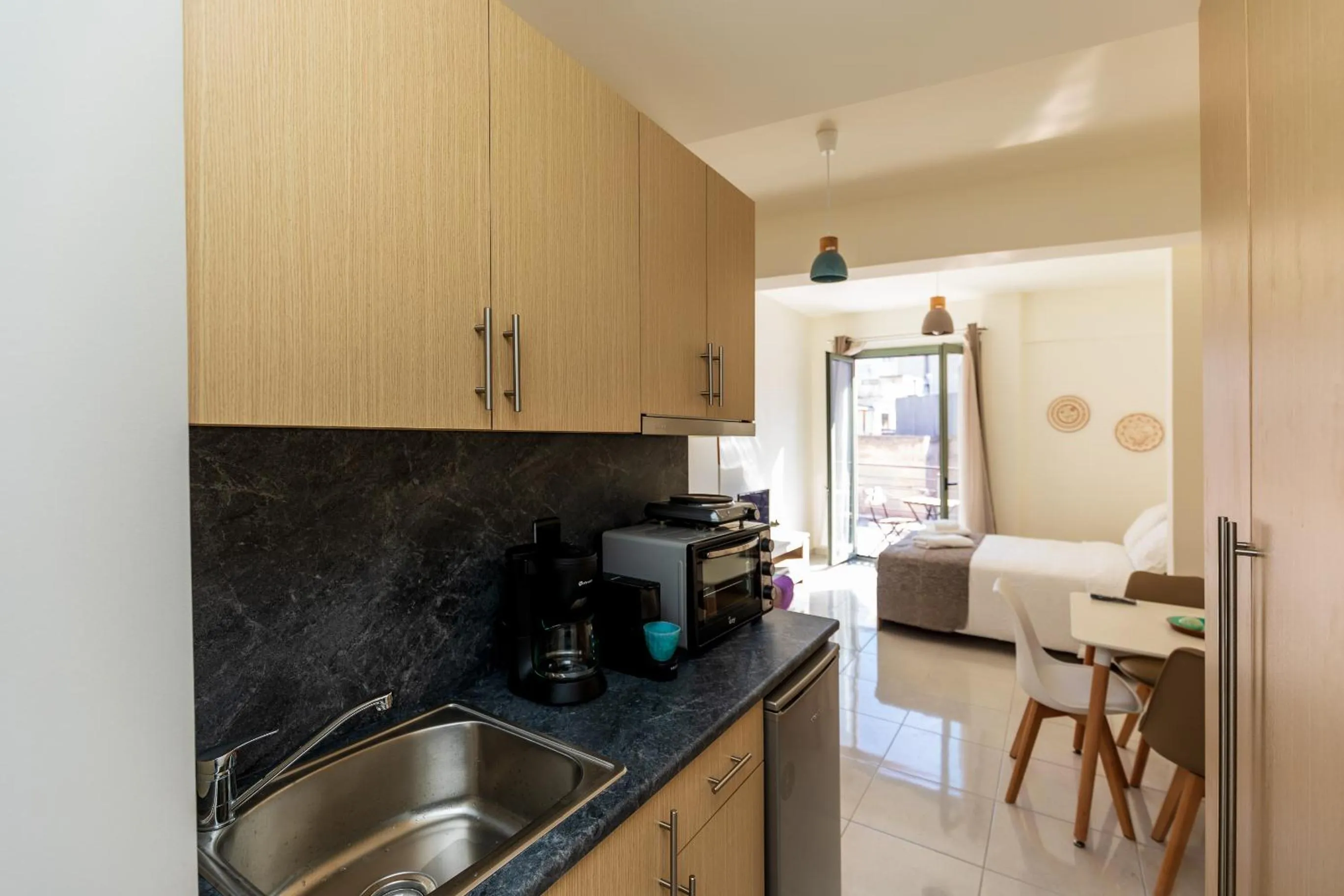 Kitchen or kitchenette in Central Stay Athens