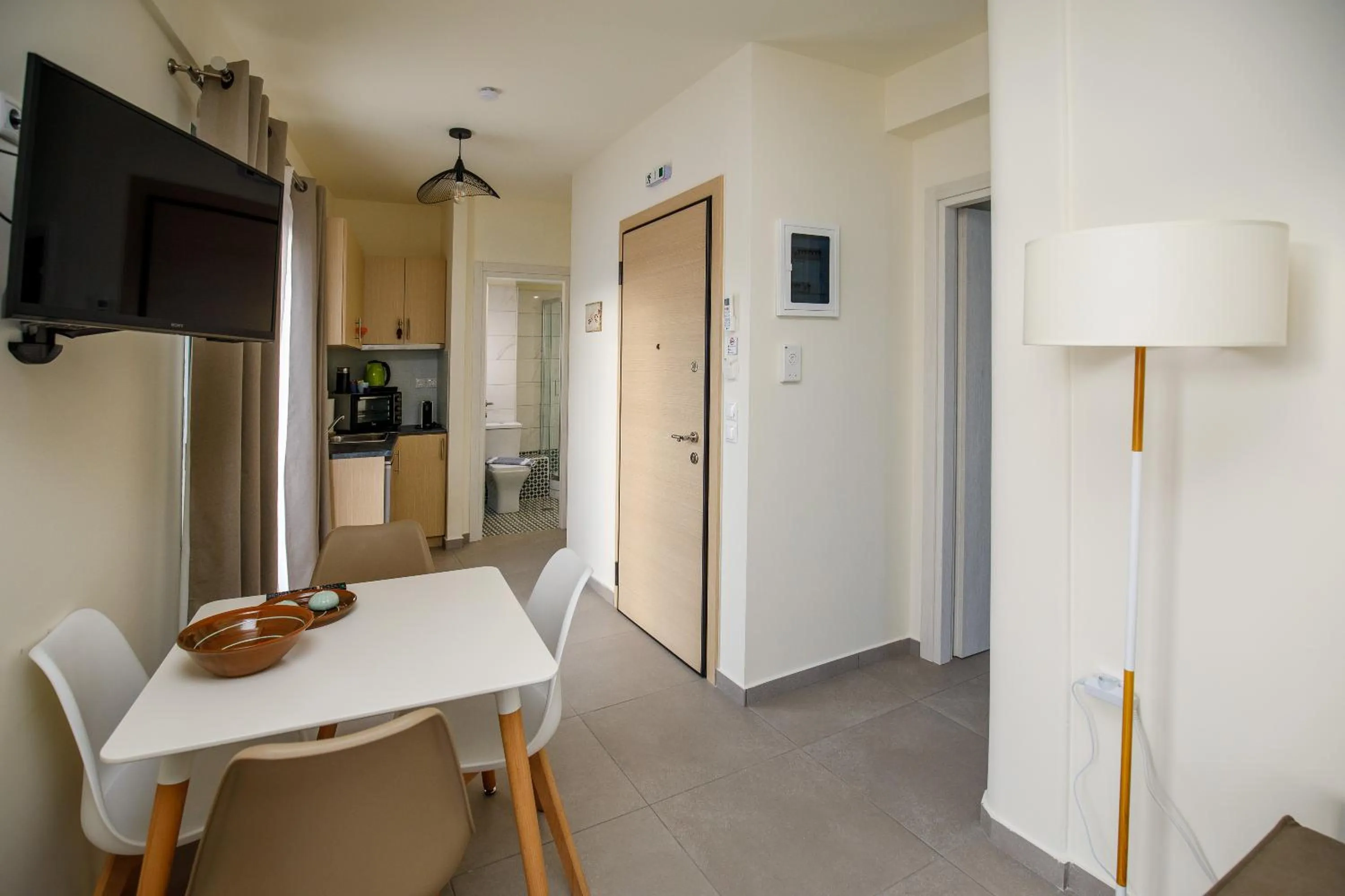 Dining area in Central Stay Athens