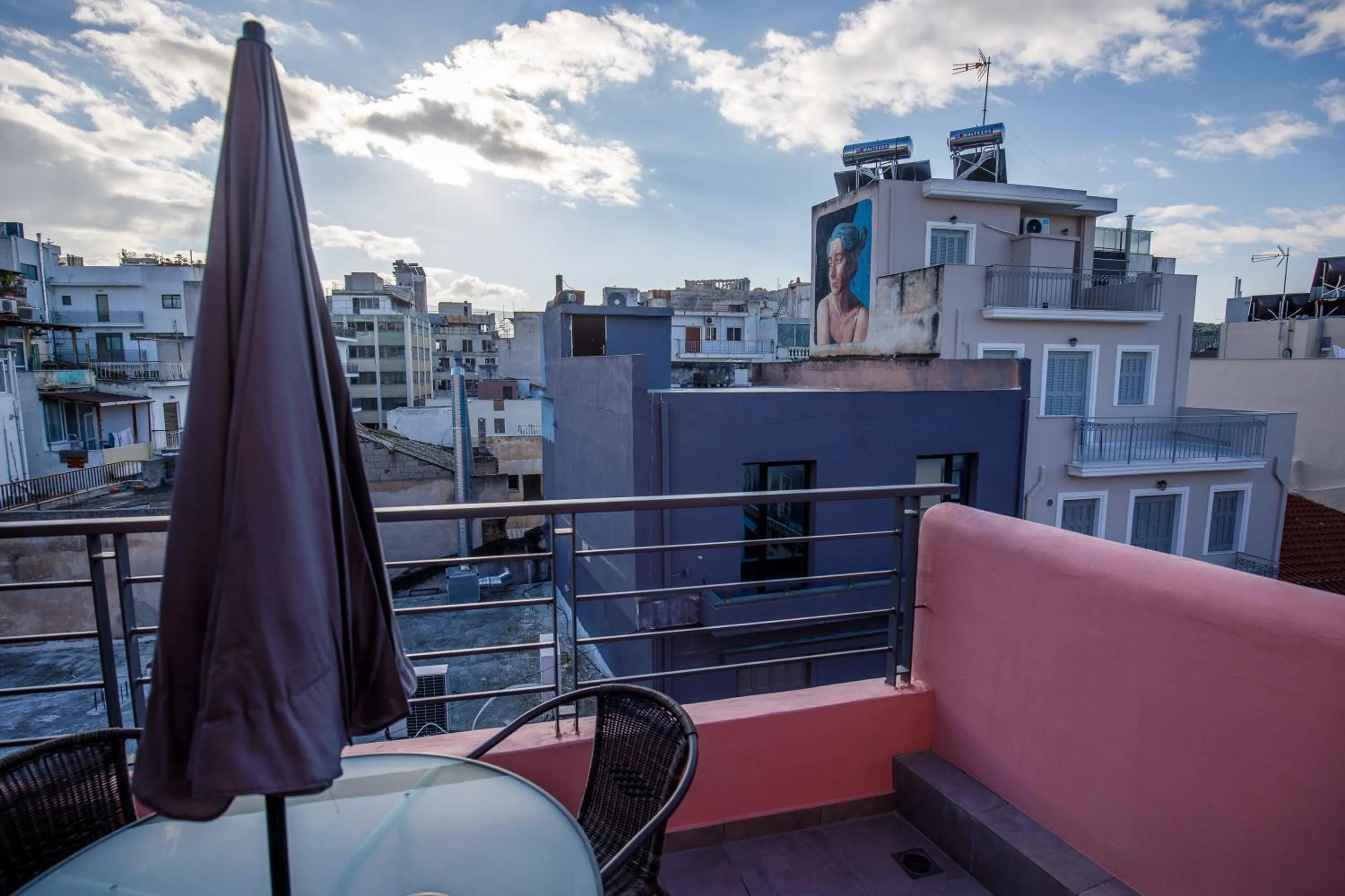 Balcony/Terrace in Central Stay Athens