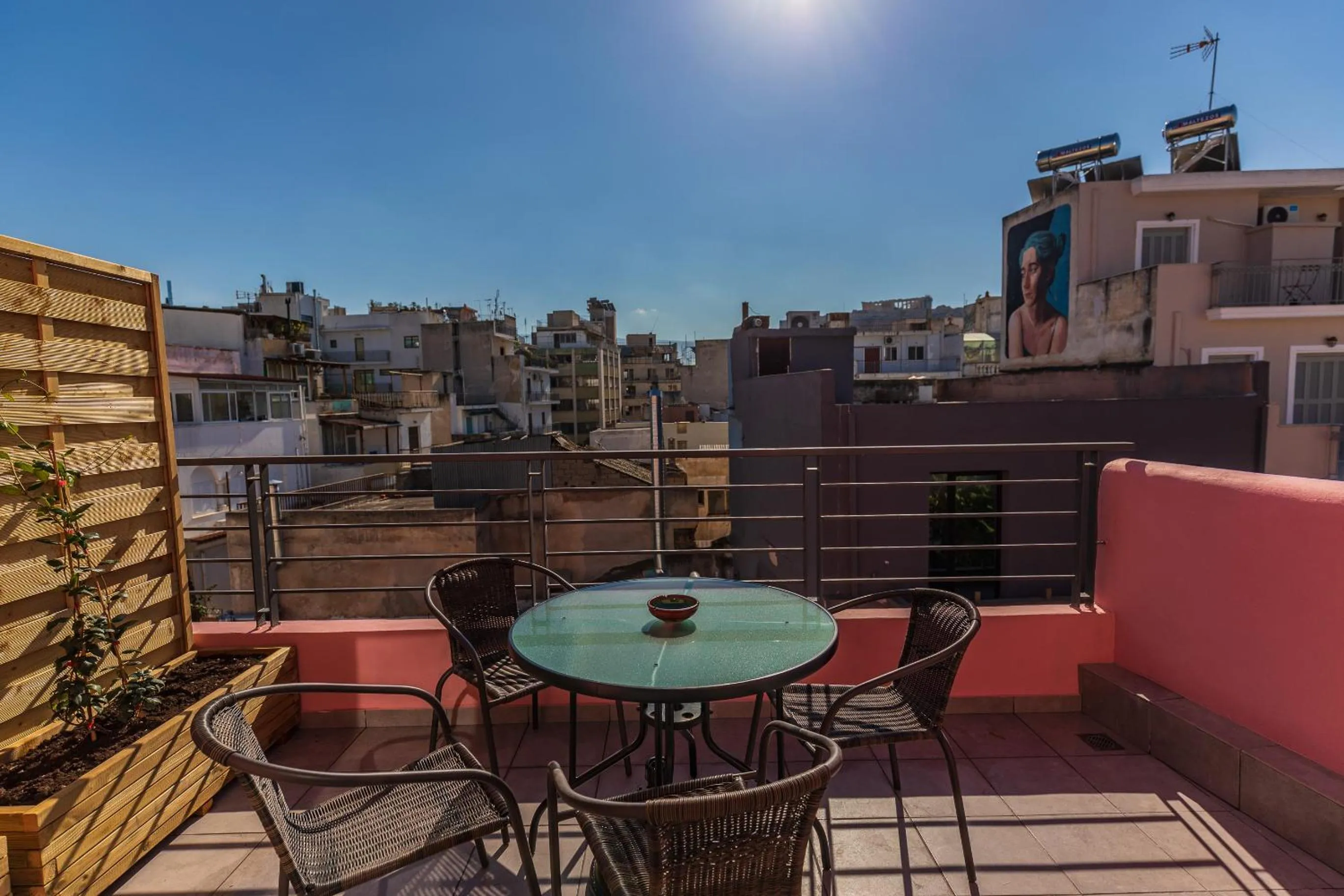 Balcony/Terrace in Central Stay Athens