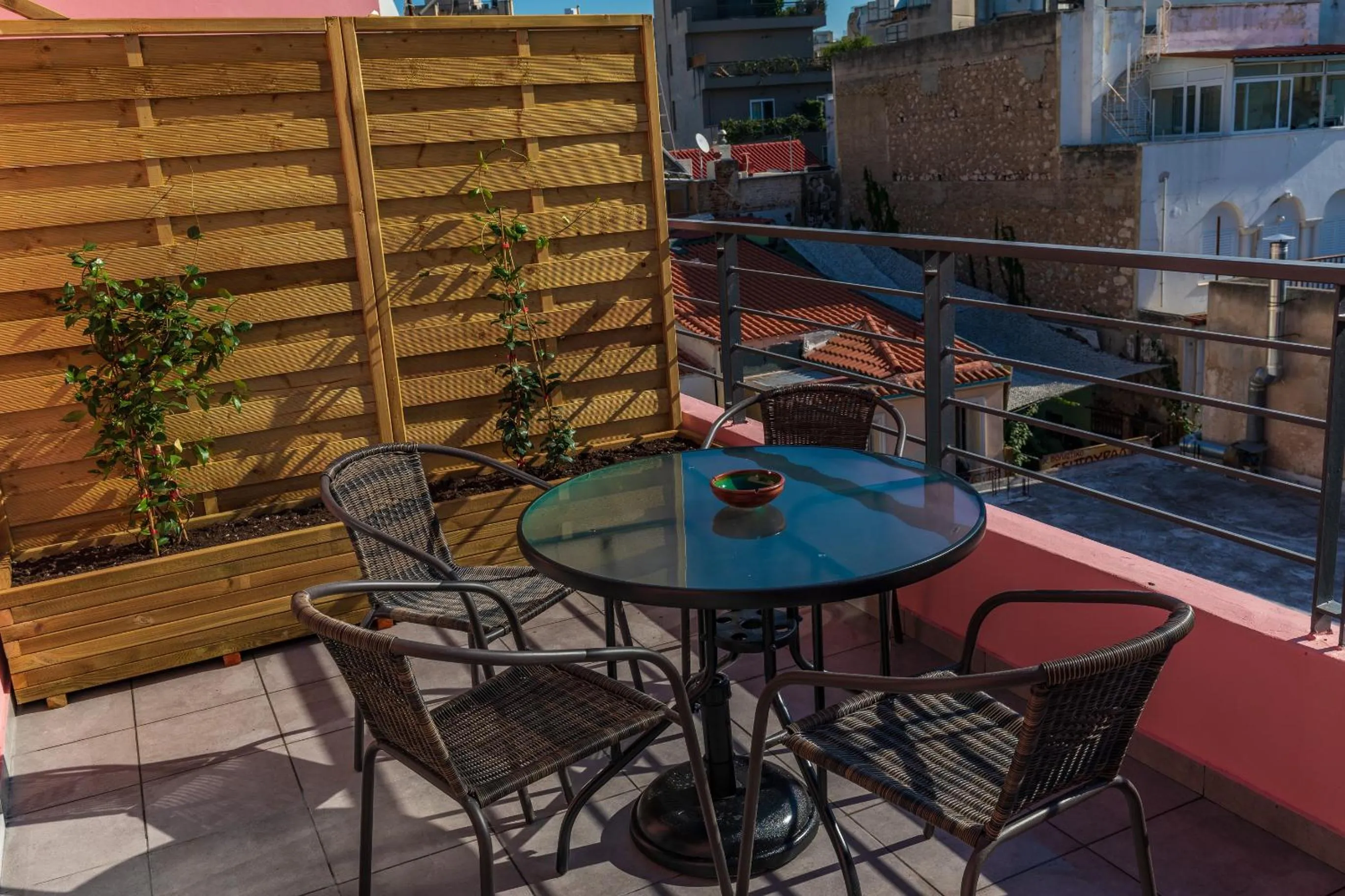 Balcony/Terrace in Central Stay Athens
