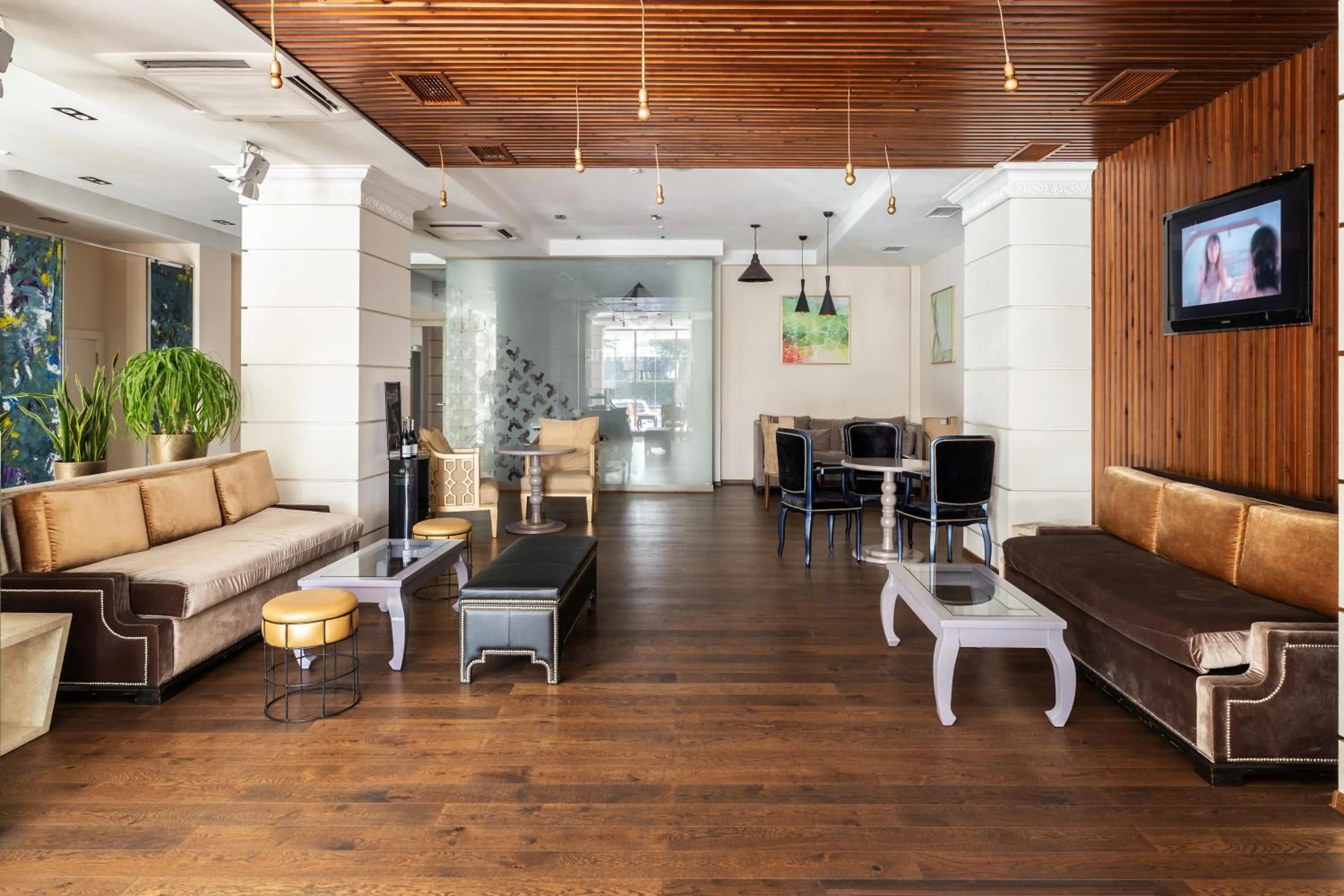 Lobby or reception in Smart Hotel Bishkek