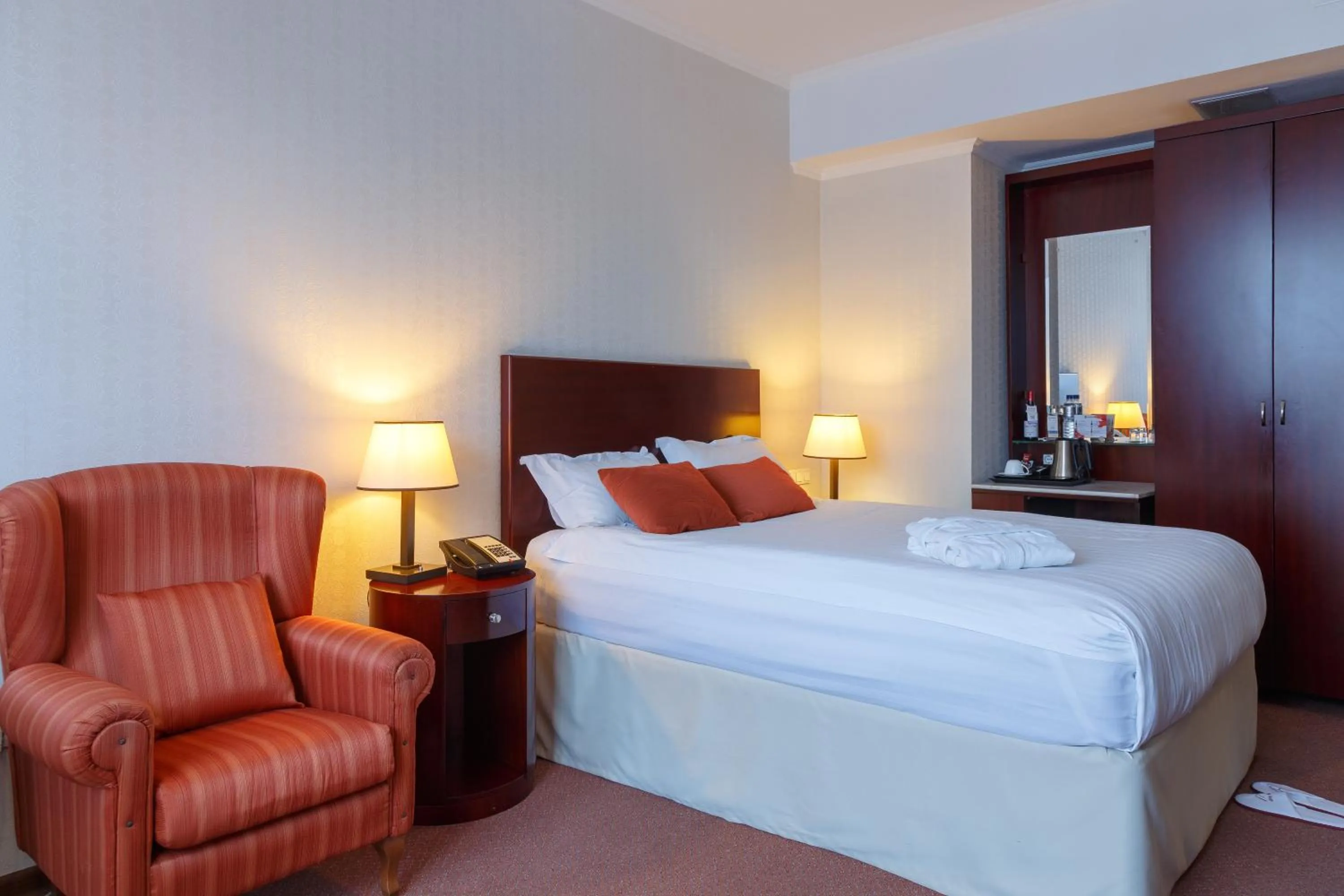 Photo of the whole room, Bed in Smart Hotel Bishkek