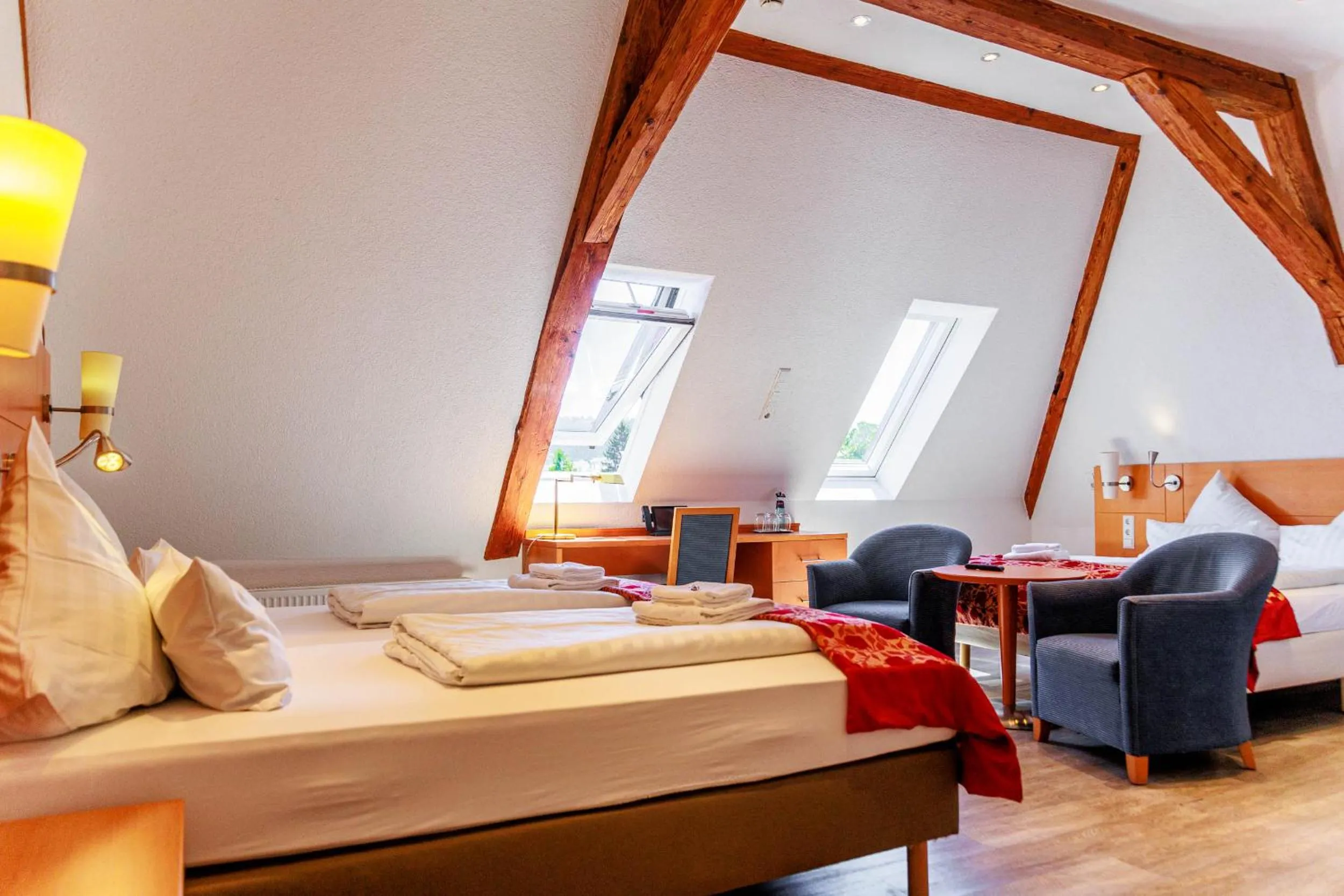 Photo of the whole room, Bed in Bodensee-Hotel Kreuz