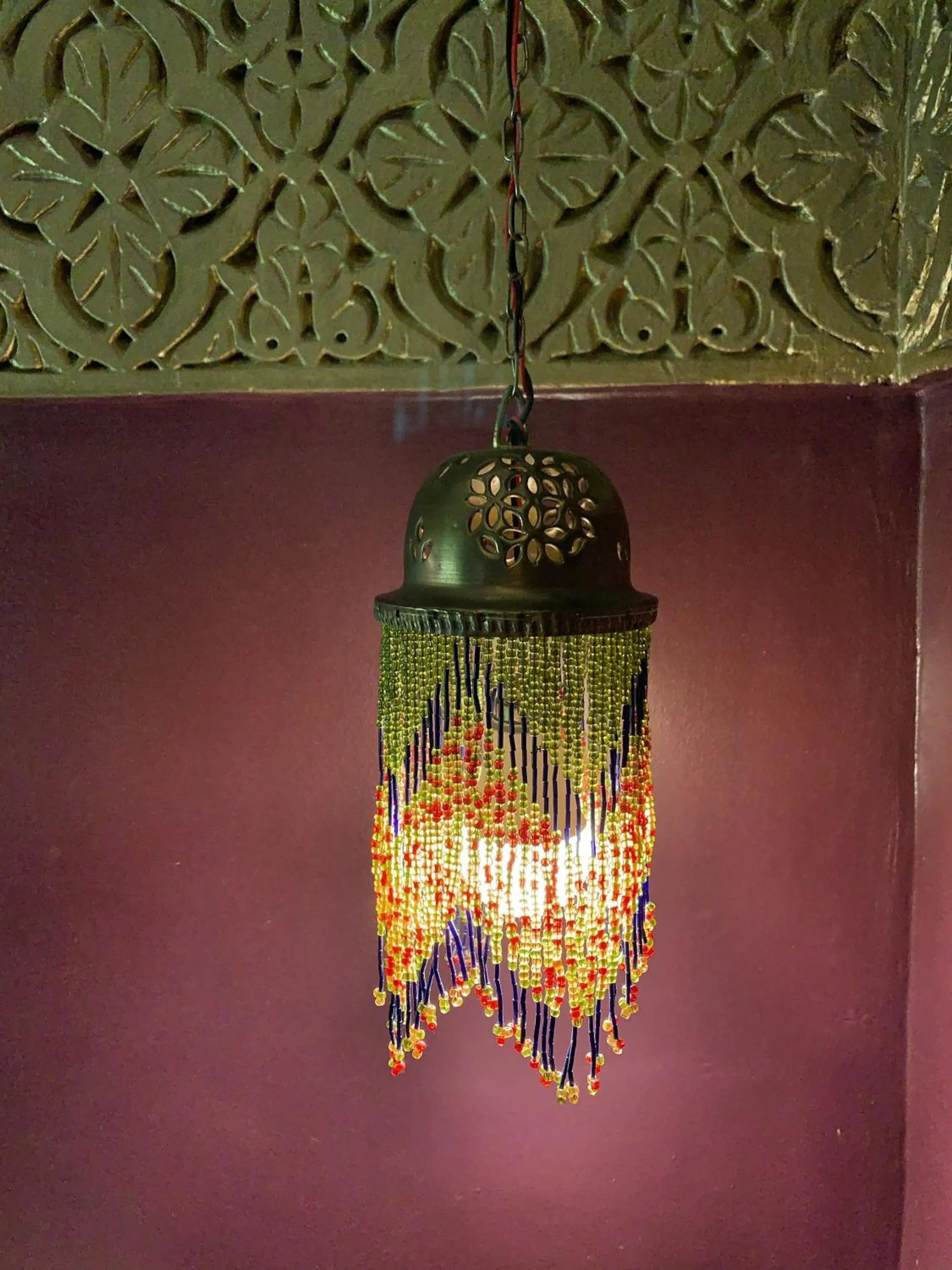 Decorative detail in Riad Dar Jaguar