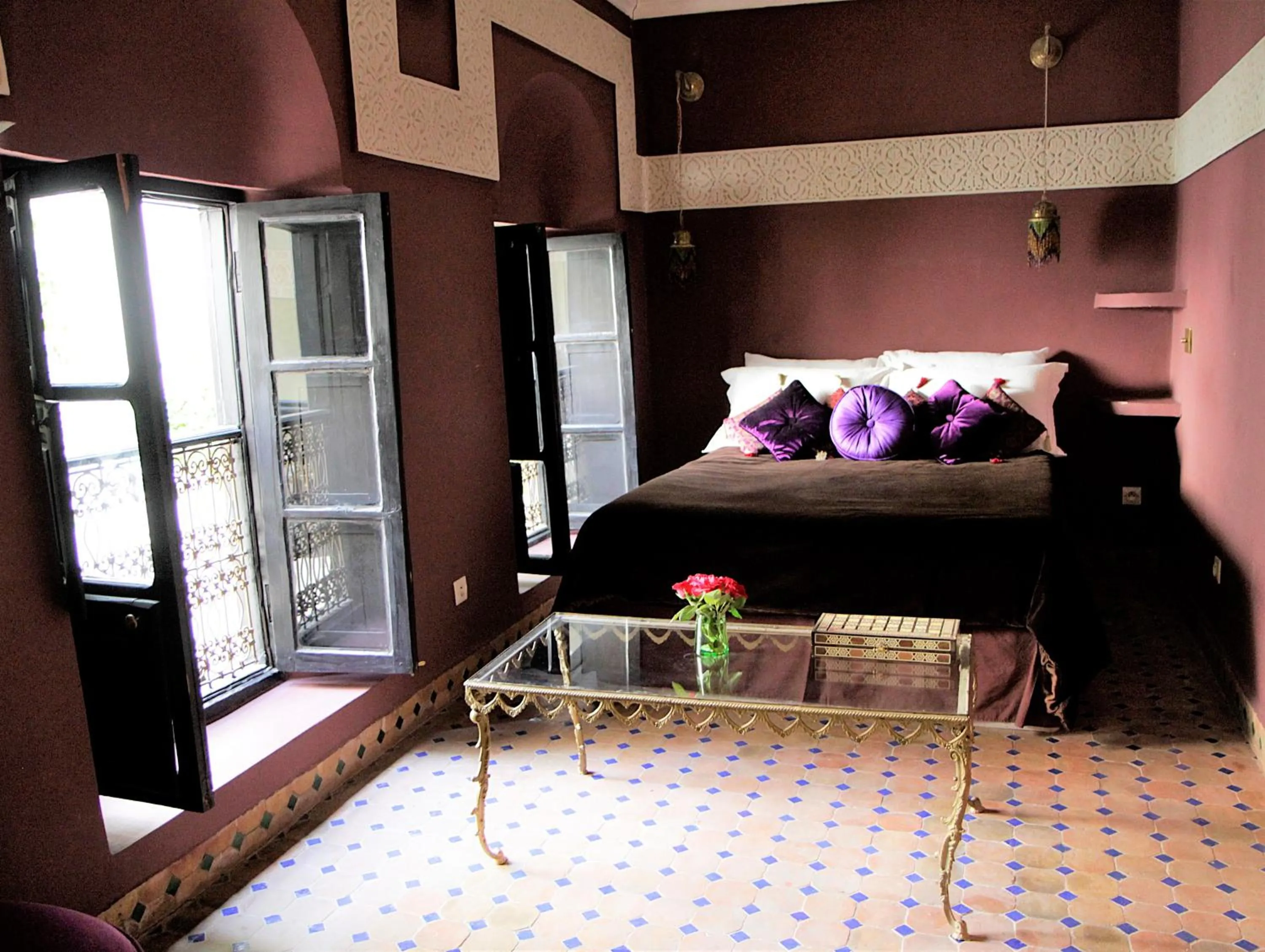 Bed in Riad Dar Jaguar