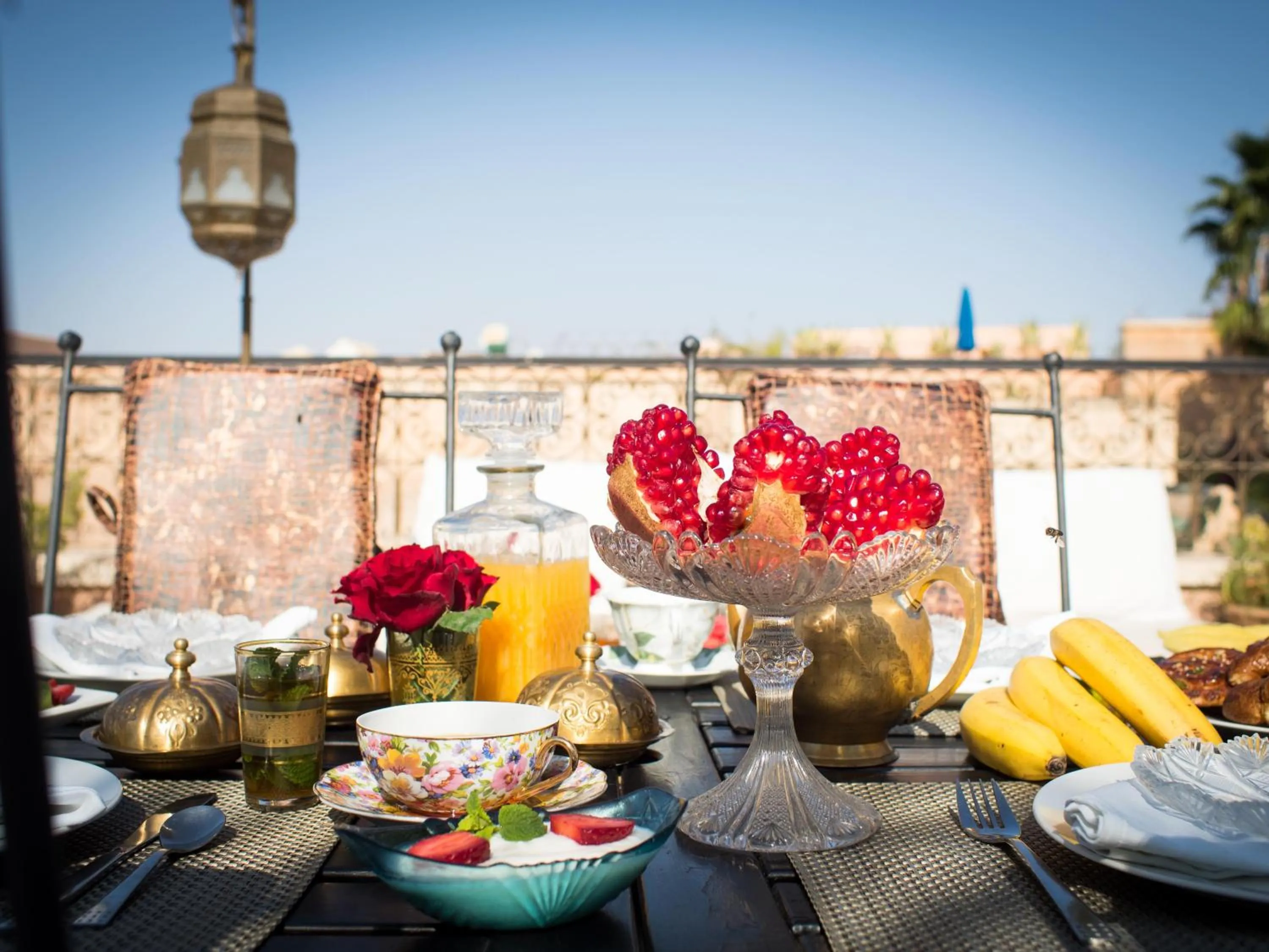 Balcony/Terrace in Riad Dar Jaguar