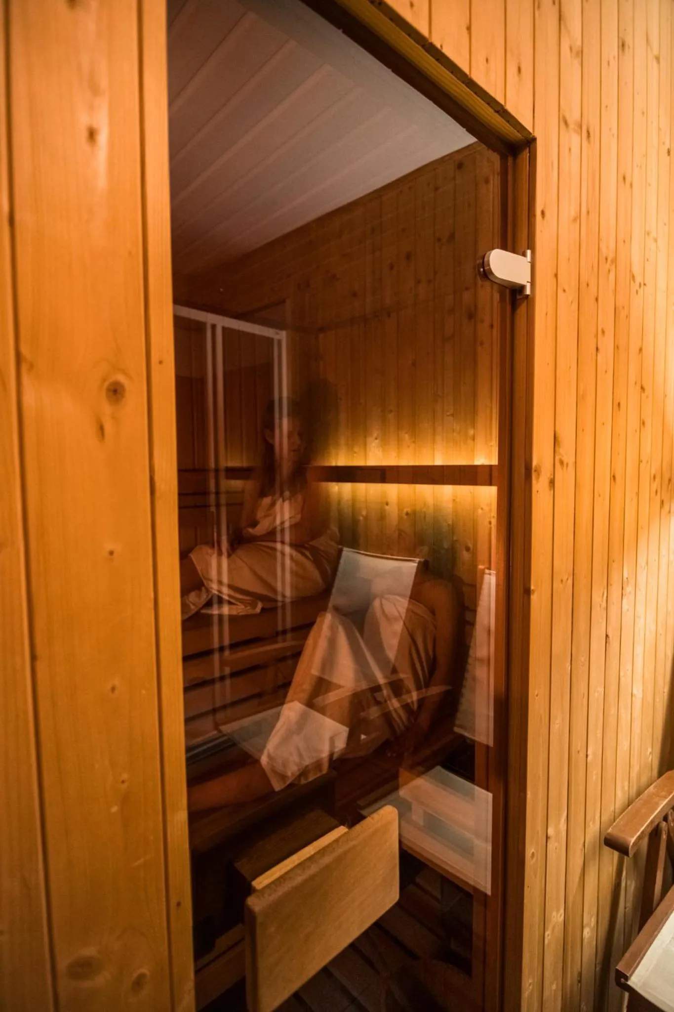 Sauna in Grand Apartments Špindlerův Mlýn