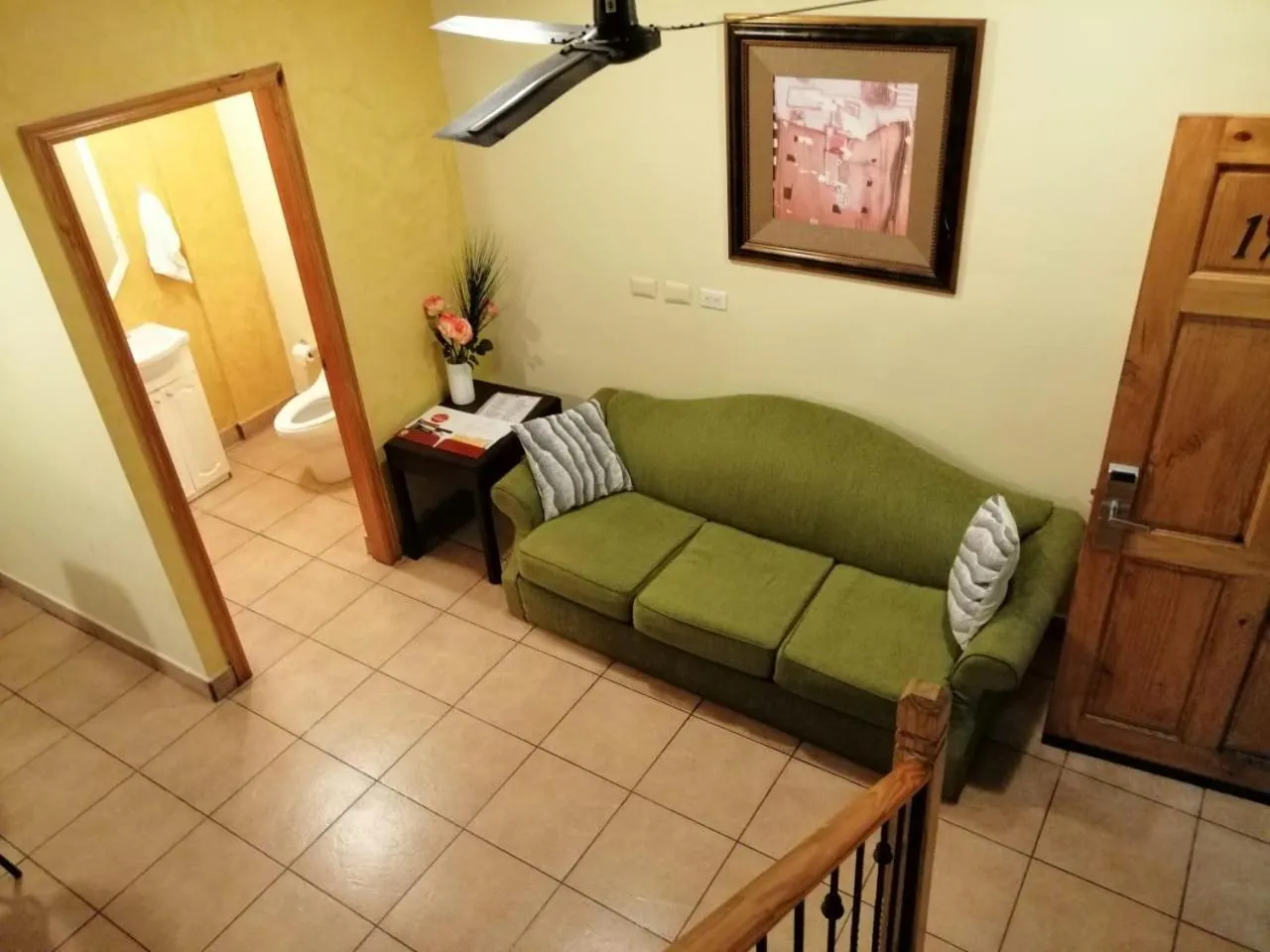 Seating area in Apartotel Don Francisco