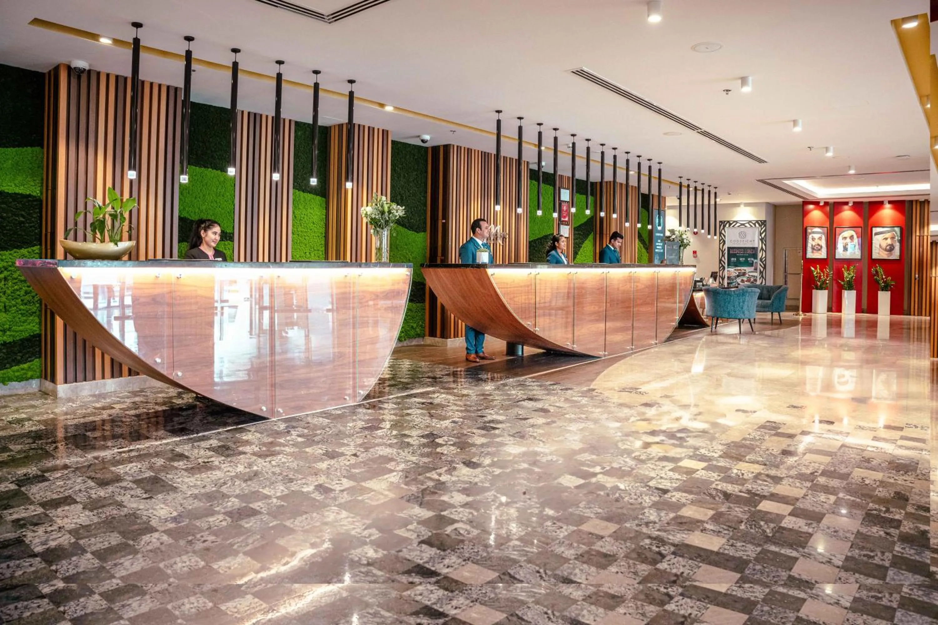 Lobby or reception in Mercure Dubai Barsha Heights Hotel Suites And Apartments