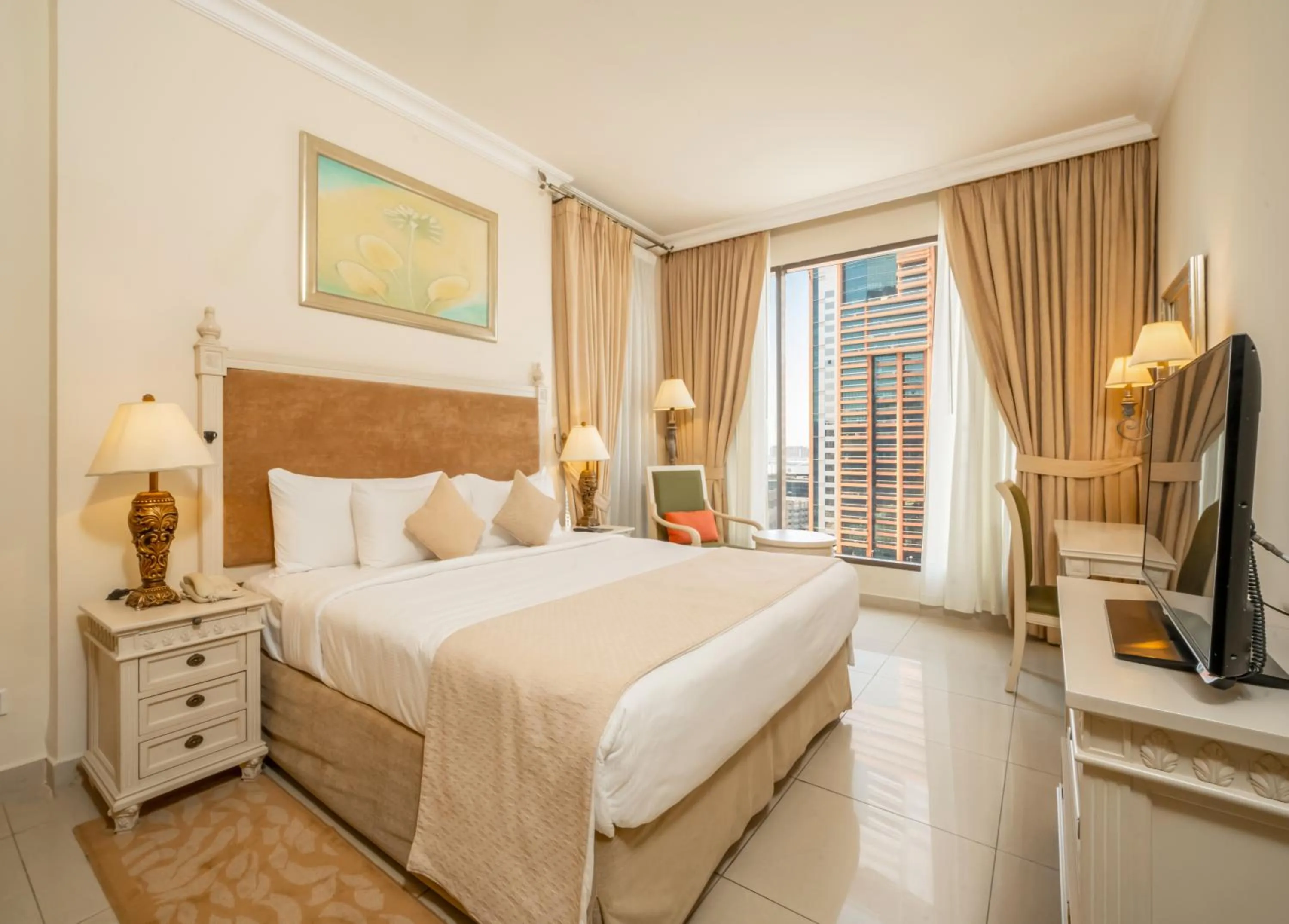 Bedroom, Bed in Mercure Dubai Barsha Heights Hotel Suites And Apartments
