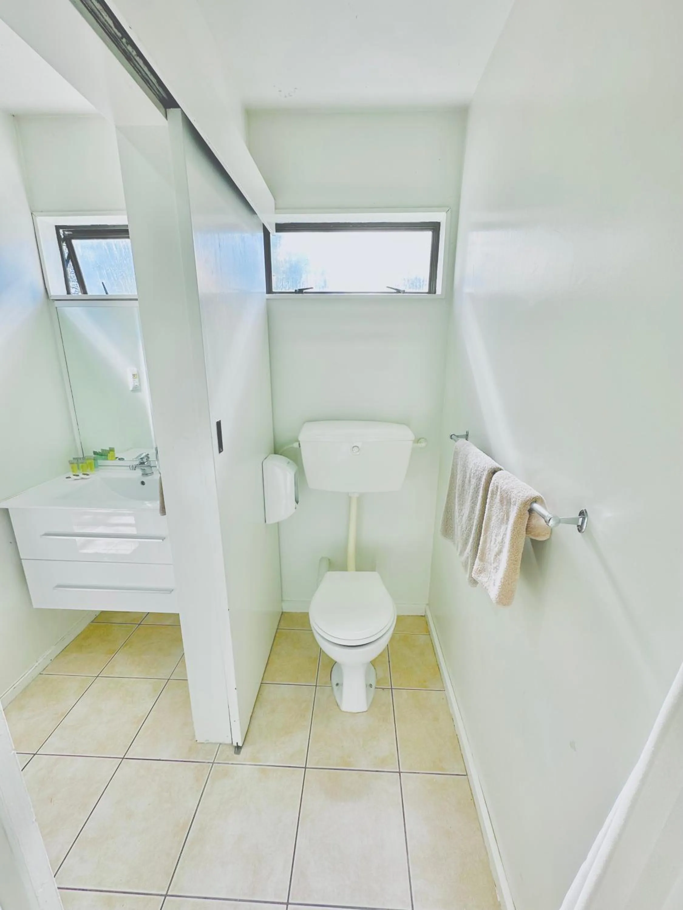 Toilet in Gothic Heights Motel