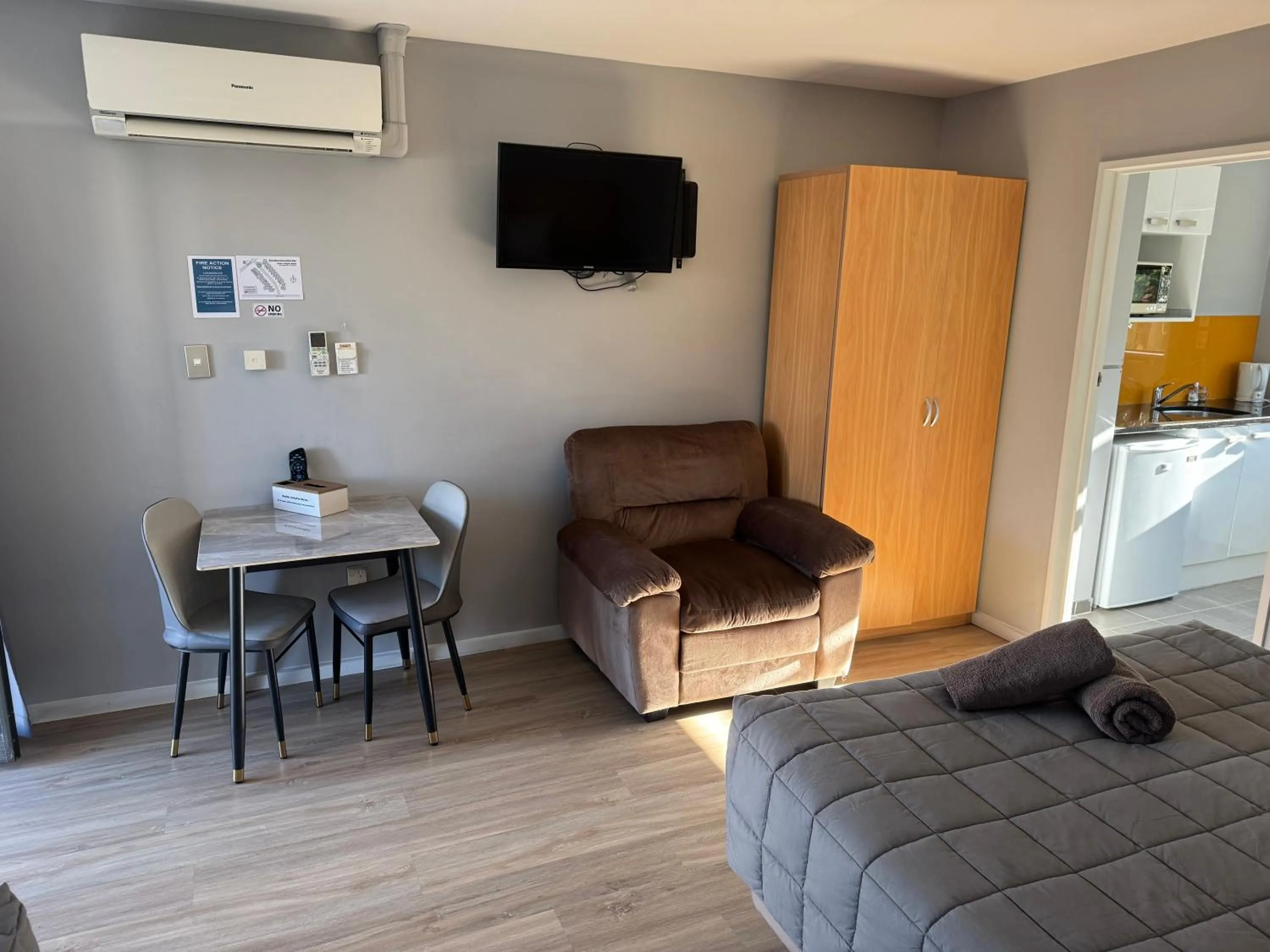 Photo of the whole room in Gothic Heights Motel