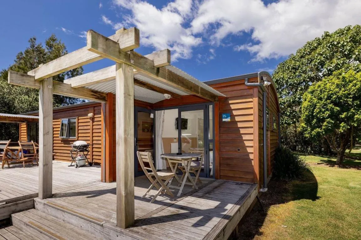 Balcony/Terrace in Hot Water Beach TOP 10 Holiday Park