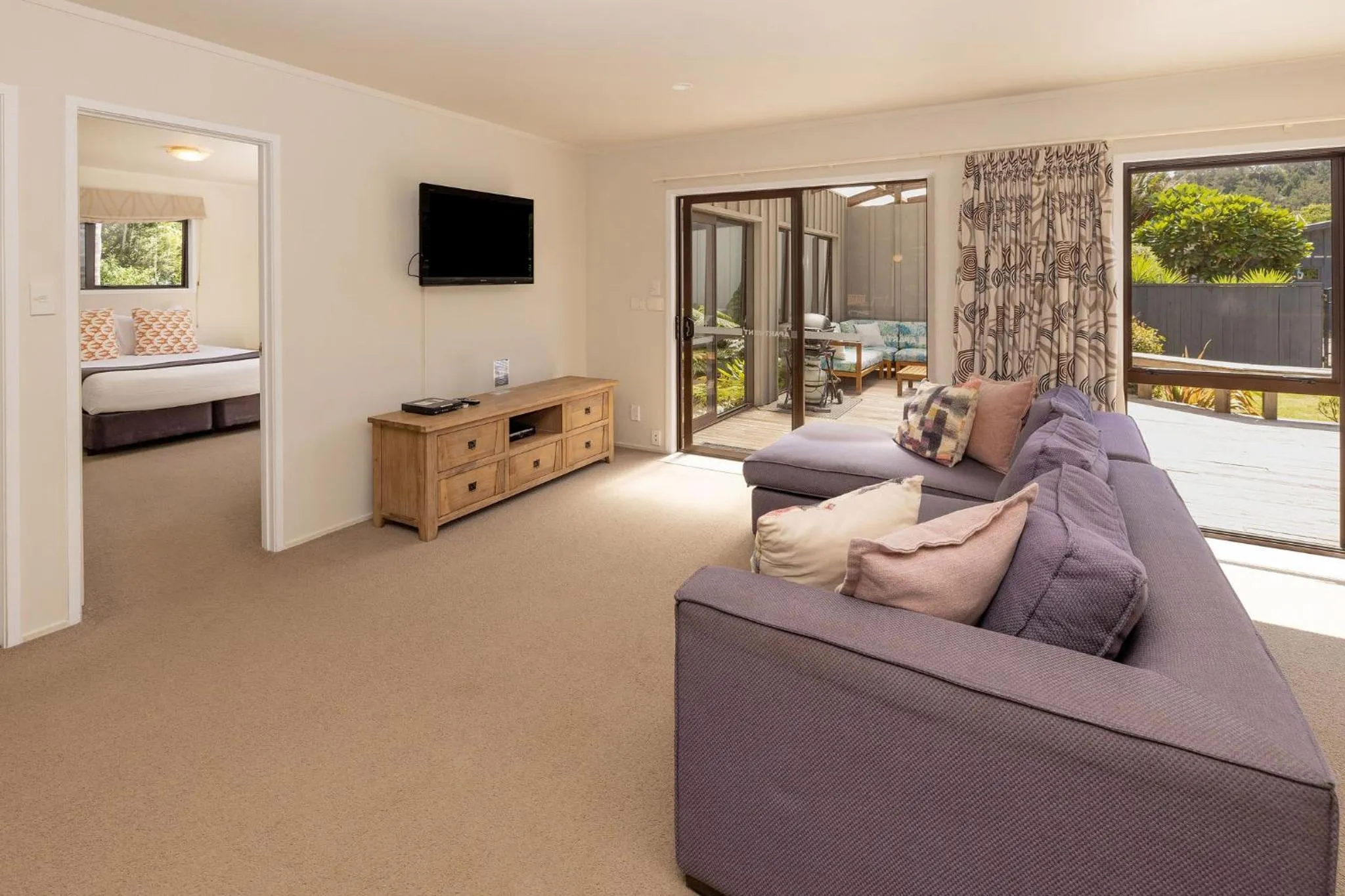 Living room in Hot Water Beach TOP 10 Holiday Park