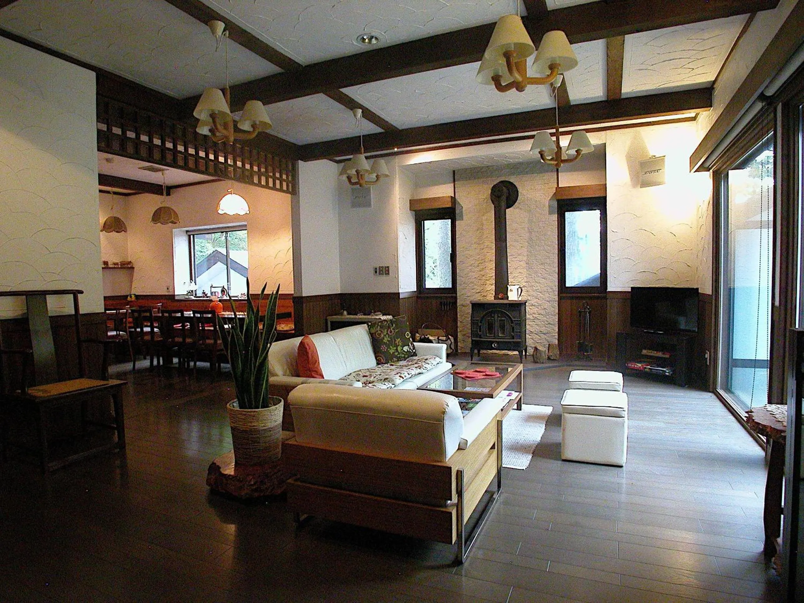 Living room in B&B Koyuki Hakuba